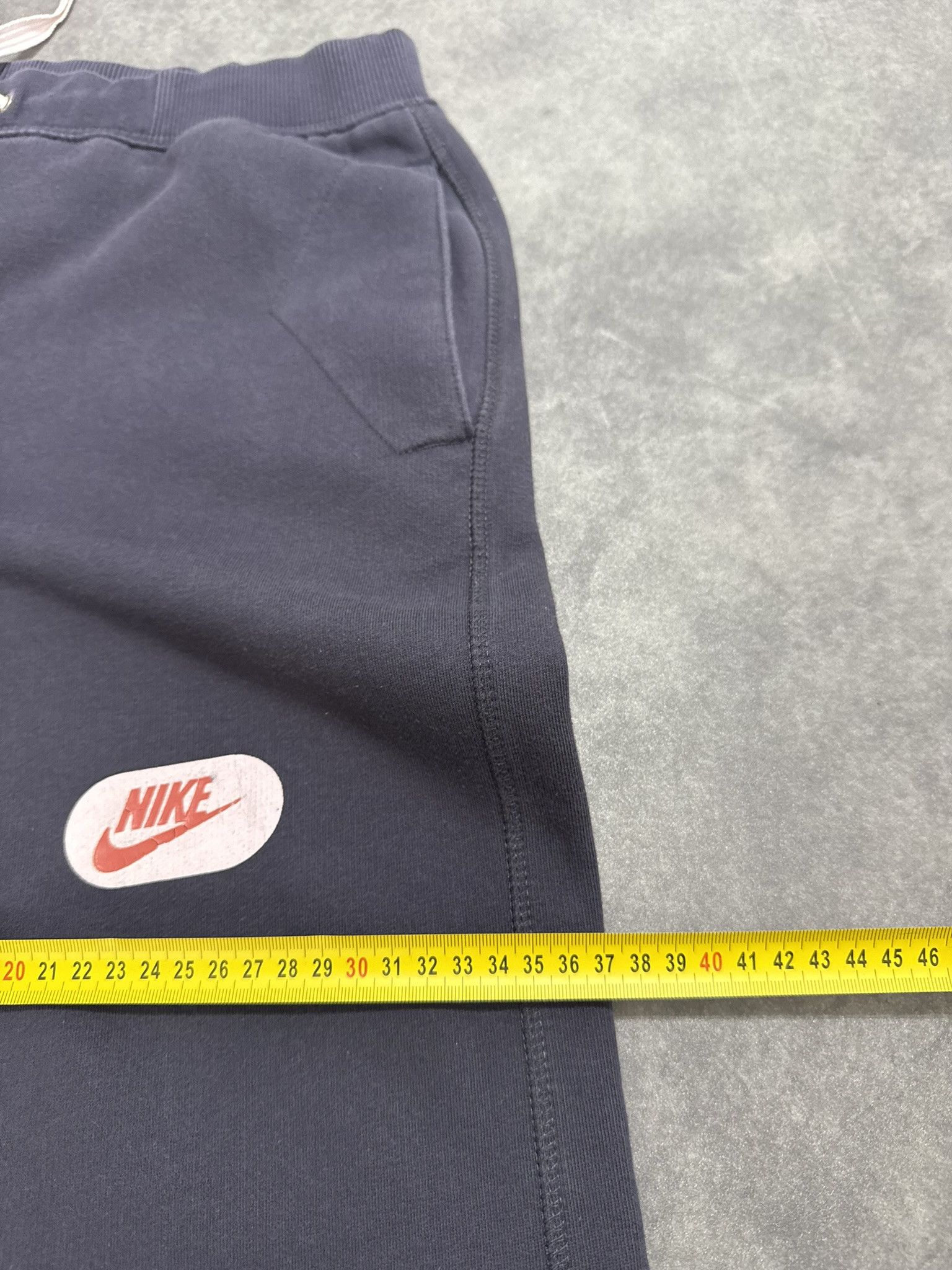 Nike Nike Sportswear Heritage Fleece Joggers Navy Baggy Wide Leg Size US 34 / EU 50 - 6 Thumbnail