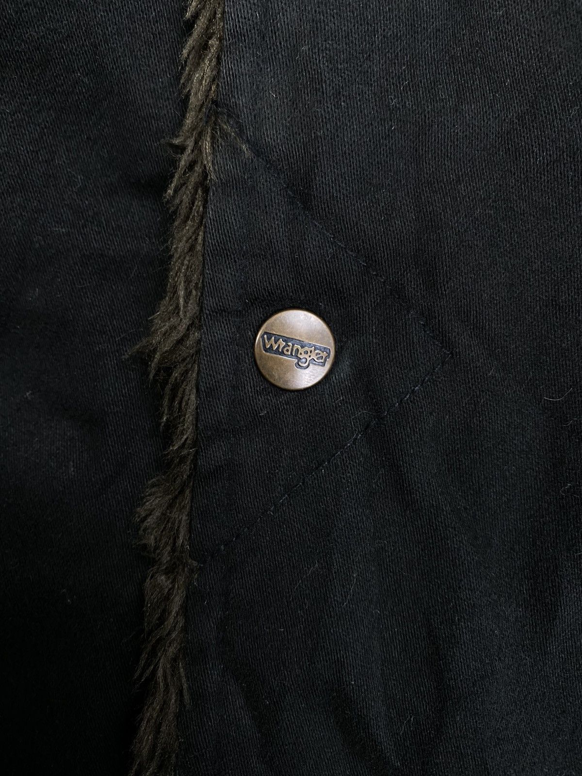 Wrangler Vintage Wrangler Faded Sherpa Fur Lined Ranch Button Coat Size US M / EU 48-50 / 2 - 12 Thumbnail