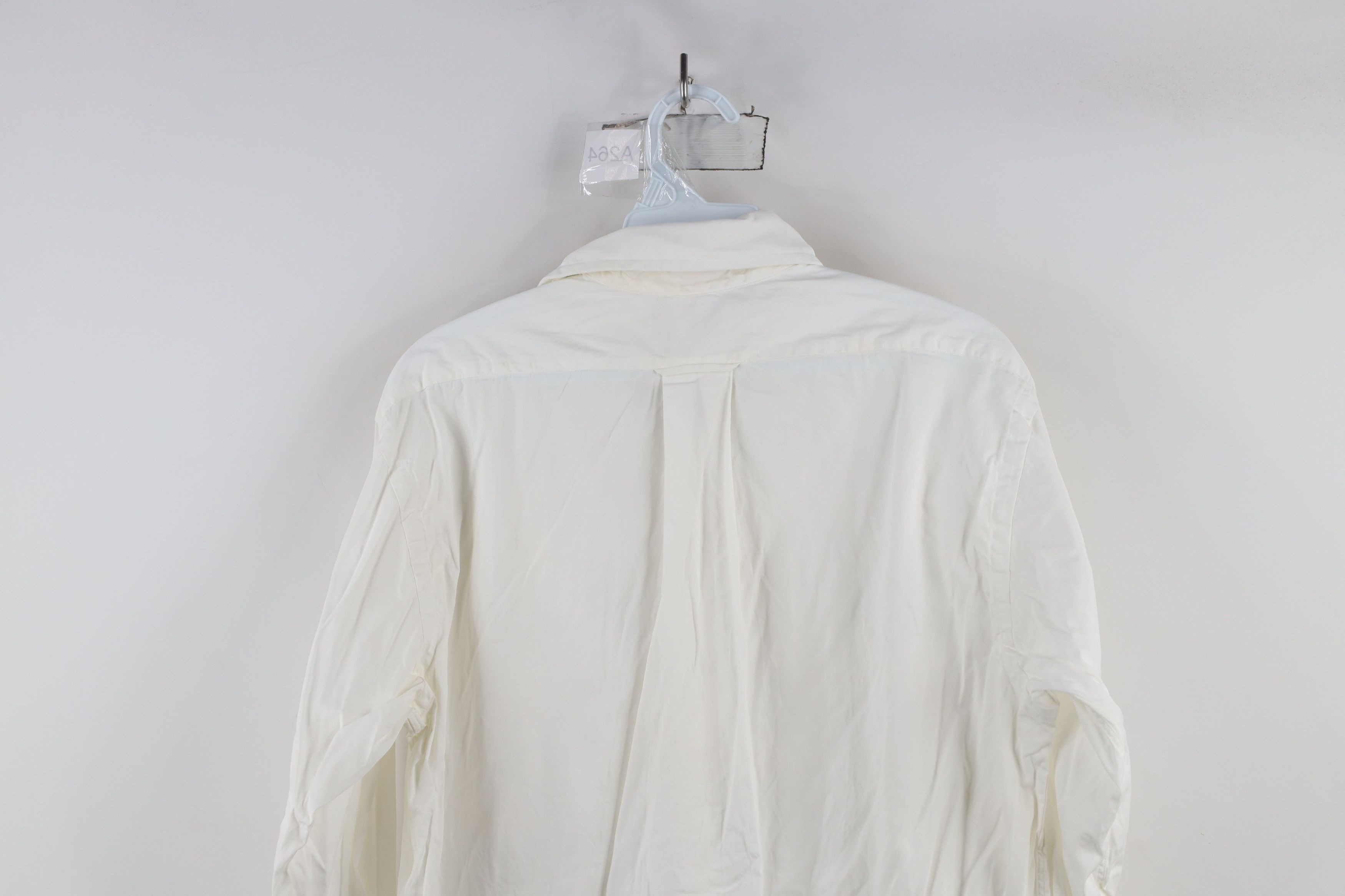Vintage Vintage 50s 60s Streetwear Cotton Button Shirt White USA Size US M / EU 48-50 / 2 - 13 Thumbnail