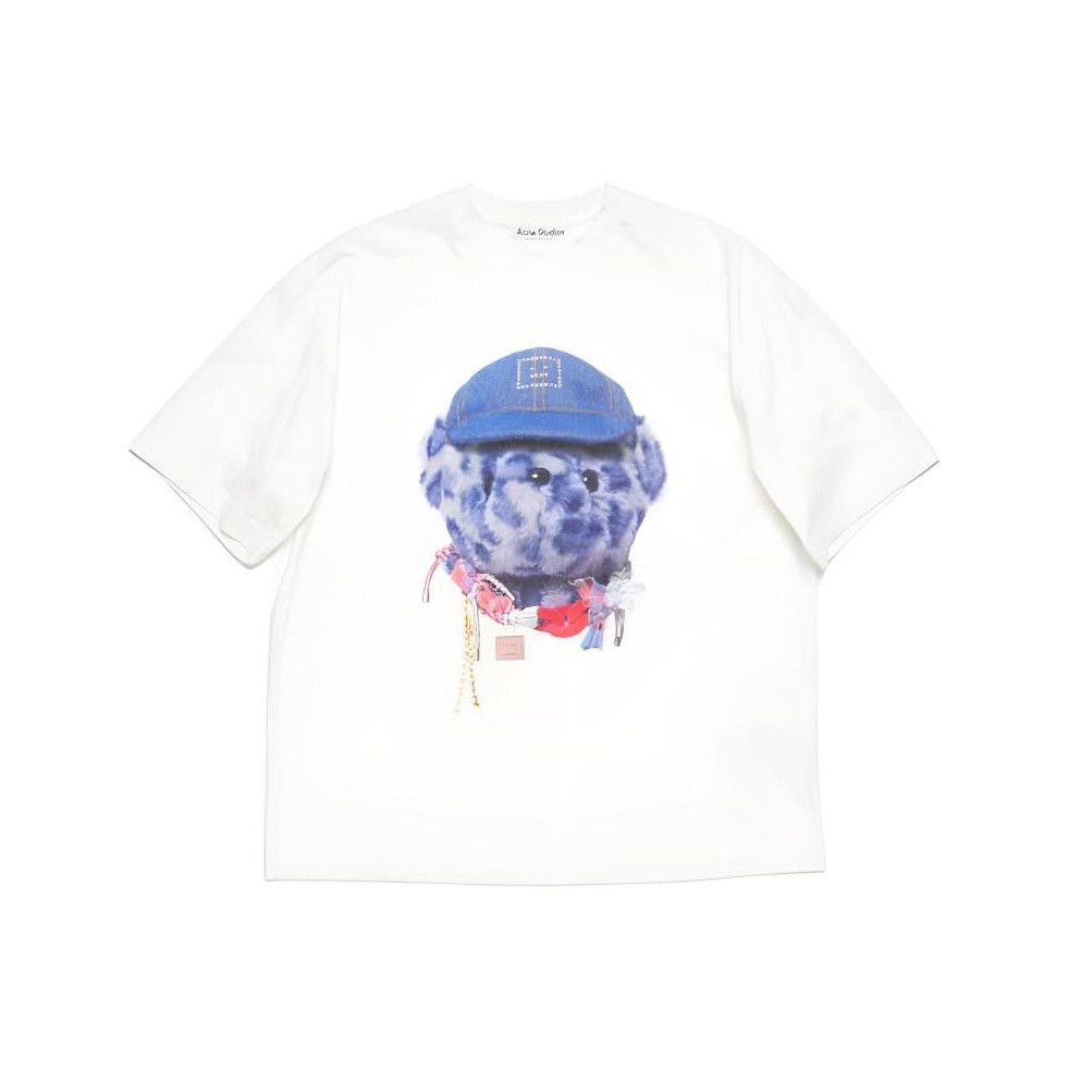 Acne Studios Acne Studios Bear Graphic T-Shirt White Size S Size US S / EU 44-46 / 1 - 1 Thumbnail