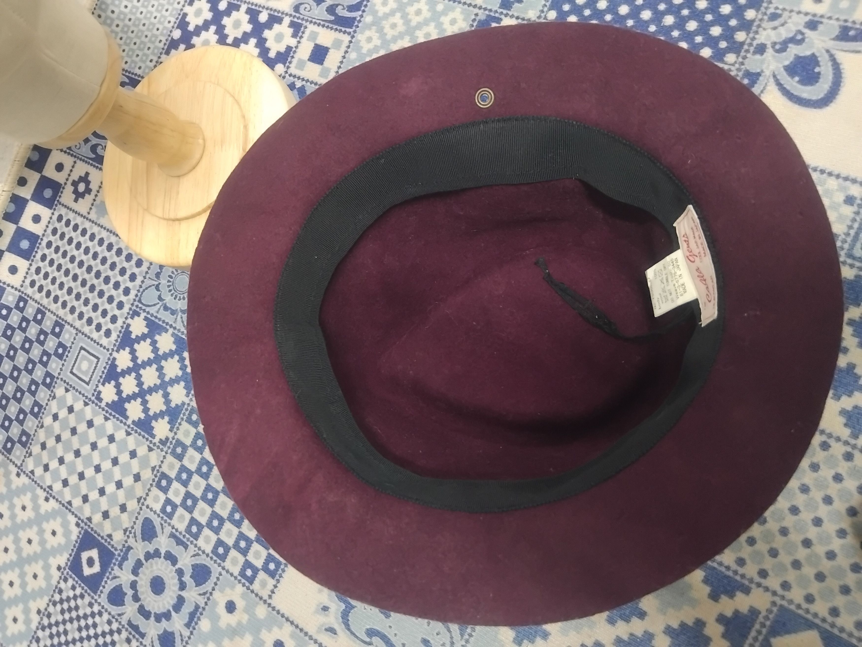 CA4LA CA4LA Made in Japan marron wool fedora hat Size ONE SIZE - 6 Thumbnail