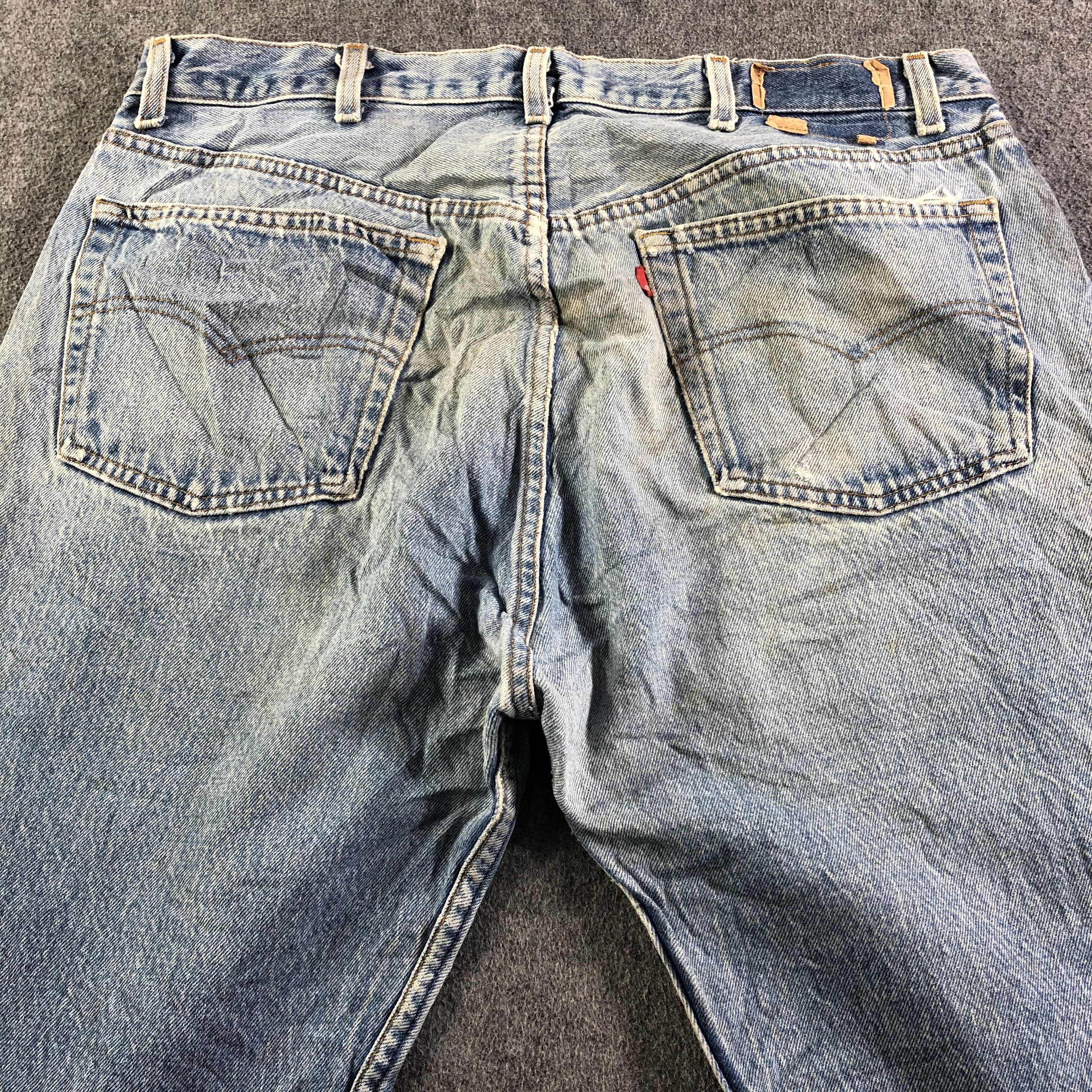 Levi's Vintage Blue Wash Levis 501 Jeans-J3566 Size US 37 - 4 Thumbnail