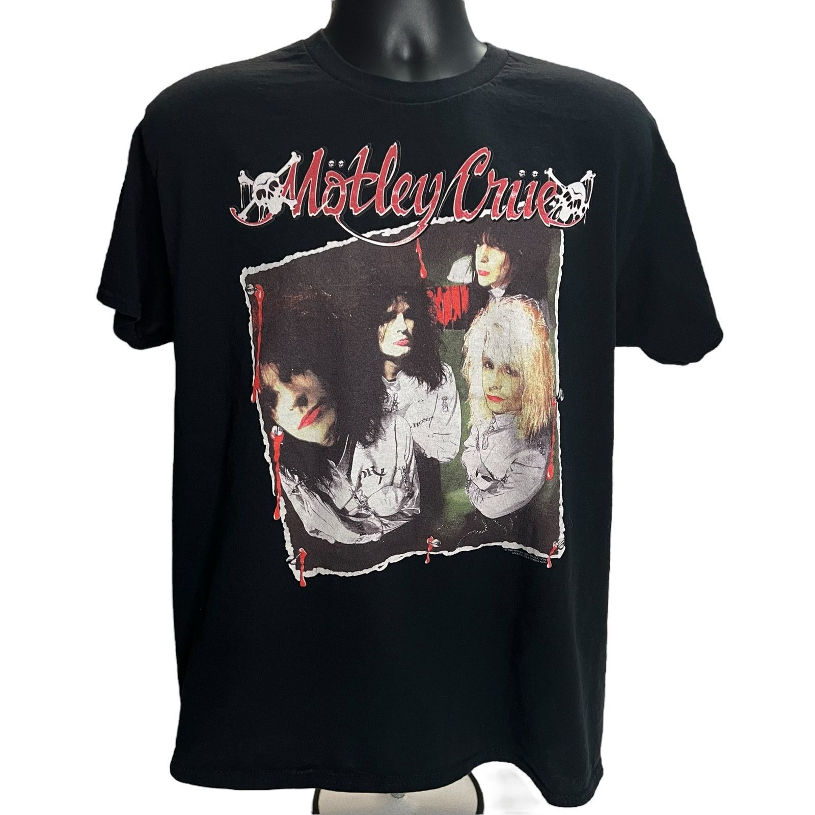 Gildan Motley Crue 1989 “Dr. Feelgood” Reprint Band T-Shirt – Large Size US L / EU 52-54 / 3 - 1 Thumbnail