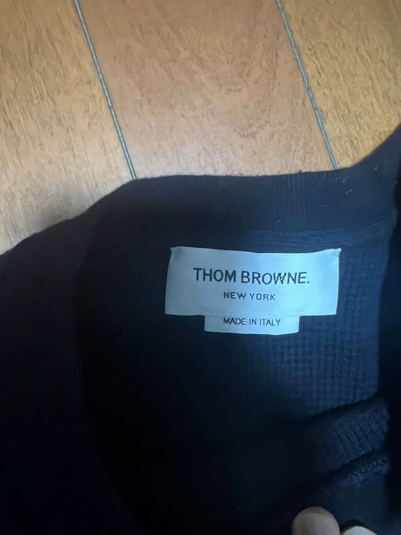 Thom Browne Thom browne Waffed sweatshirt 2503-Nextarrow Size US XL / EU 56 / 4 - 5 Thumbnail