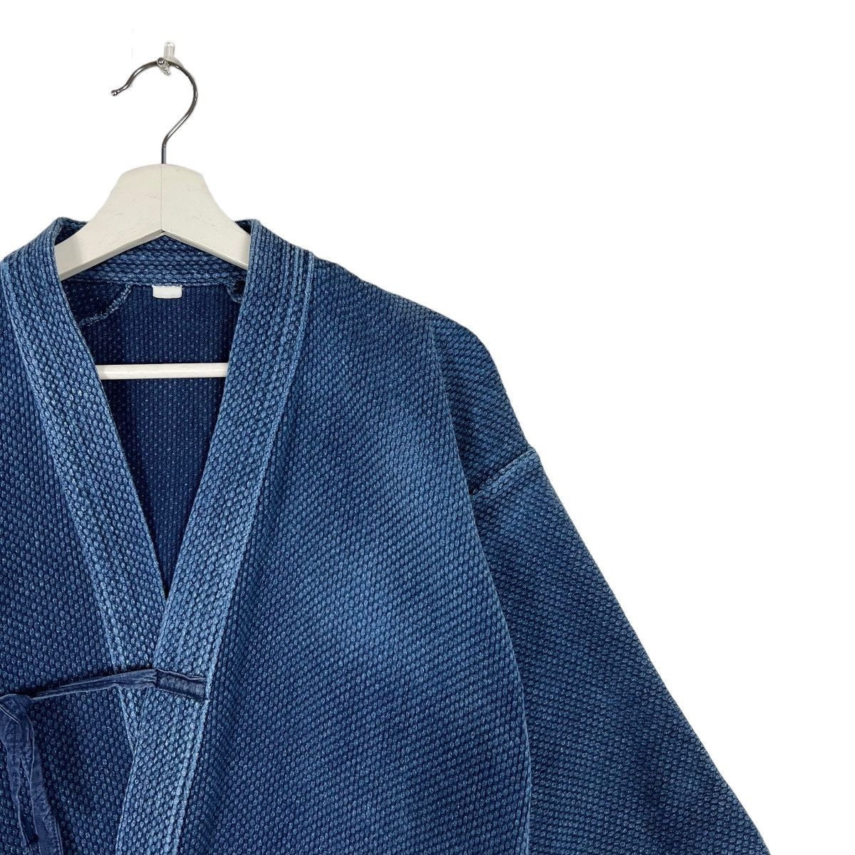 Indigo × Japanese Brand 🔥 1960s VINTAGE INDIGO KENDO KIMONO CARDIGAN Size US M / EU 48-50 / 2 - 7 Thumbnail