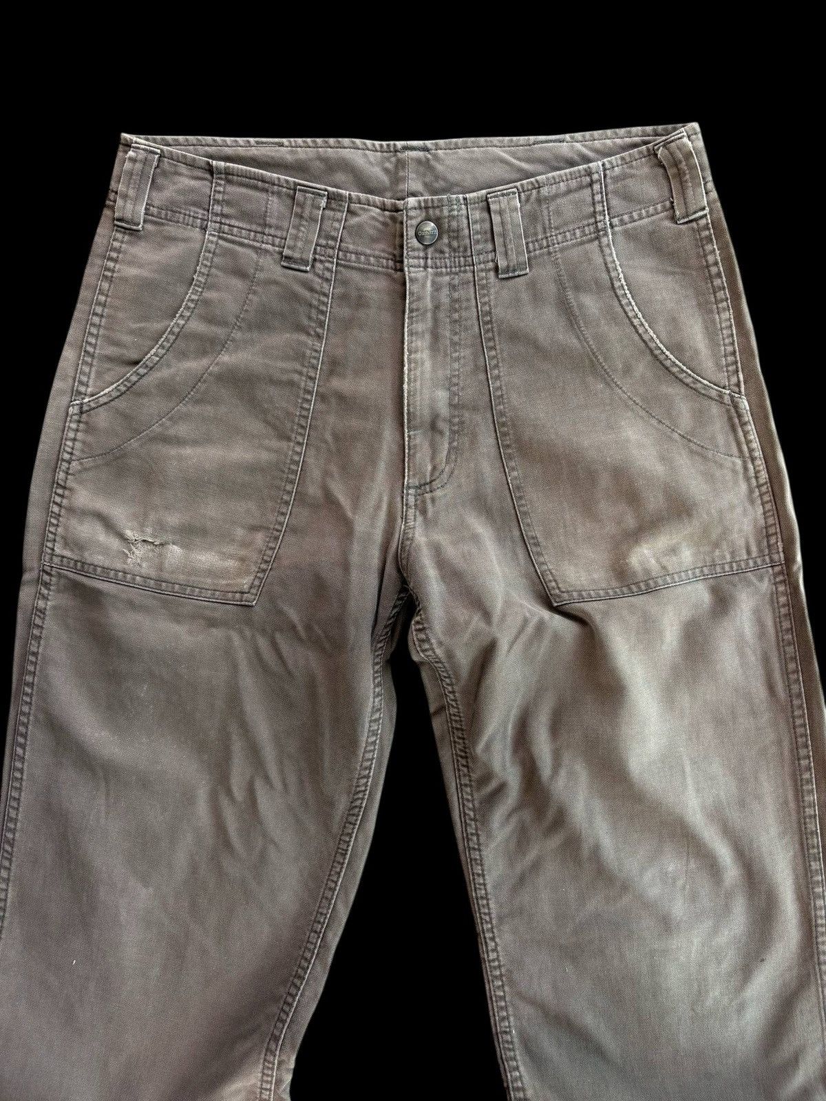 Vintage Disress Vintage Carhatt Bankers Pant 💥 Size US 32 / EU 48 - 6 Thumbnail