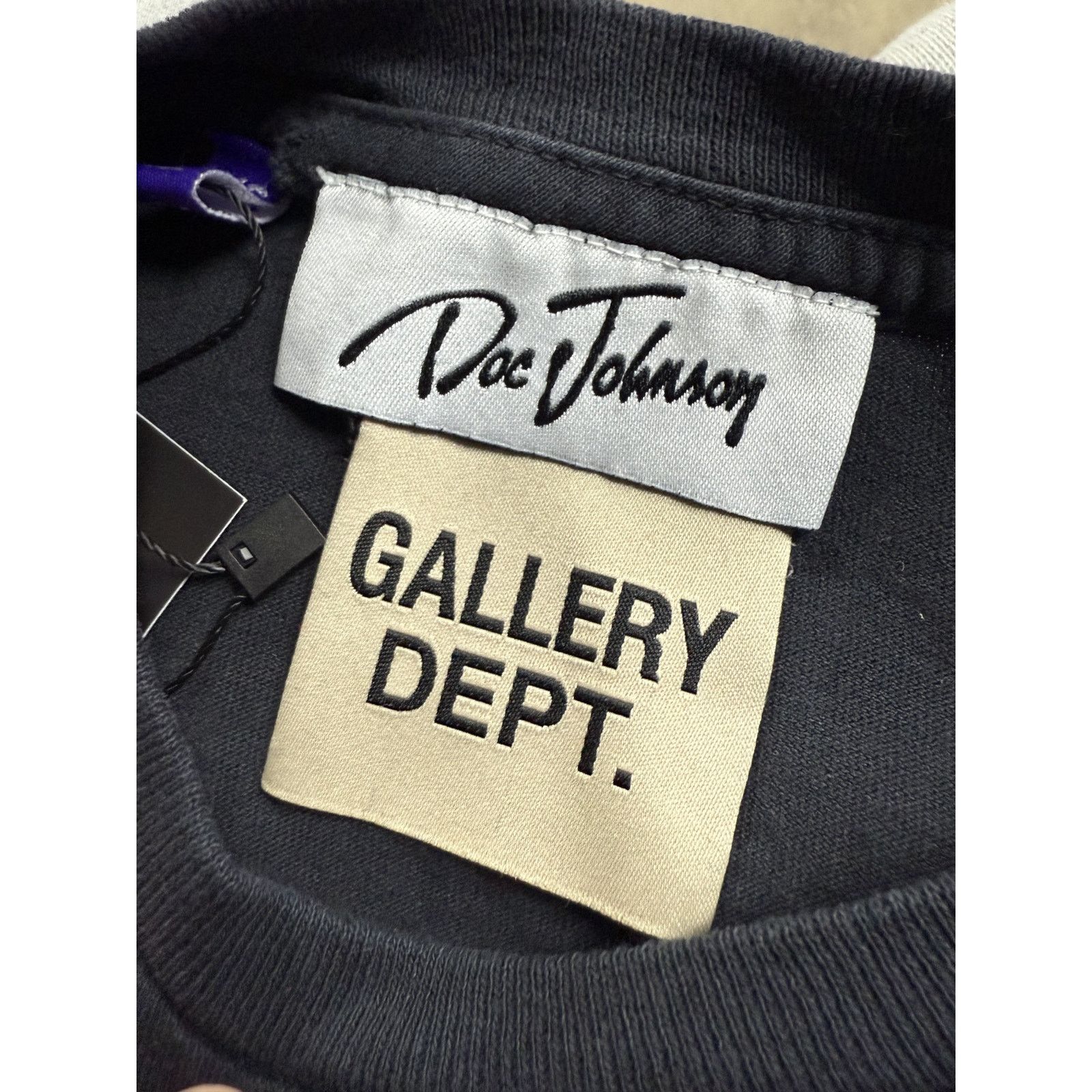 Gallery Dept. Gallery Dept Doc Johnson Tee Black Pink Used XS Size US XS / EU 42 / 0 - 3 Thumbnail