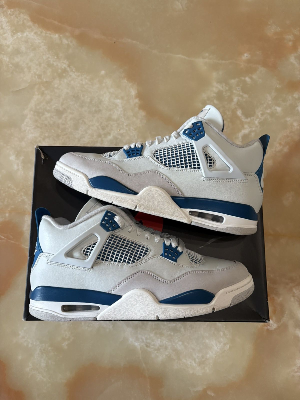 Jordan 4 blue military
