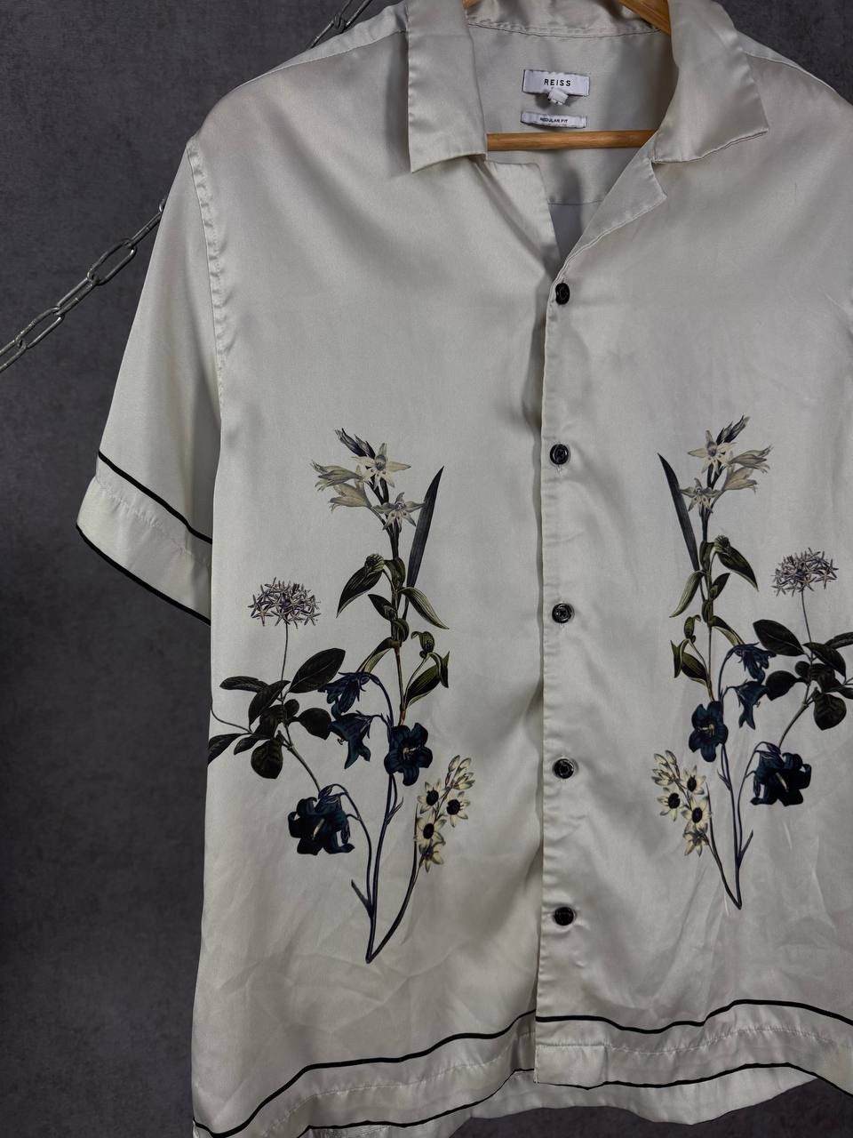Reiss Reiss designer hawaiian shirt Size US L / EU 52-54 / 3 - 3 Thumbnail