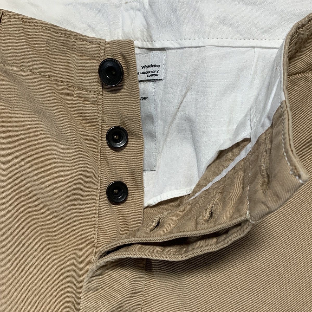 Visvim OFFER OK! VISVIM 13AW FLUXUS CHINO PANTS OLIVE Size US 31 - 8 Thumbnail