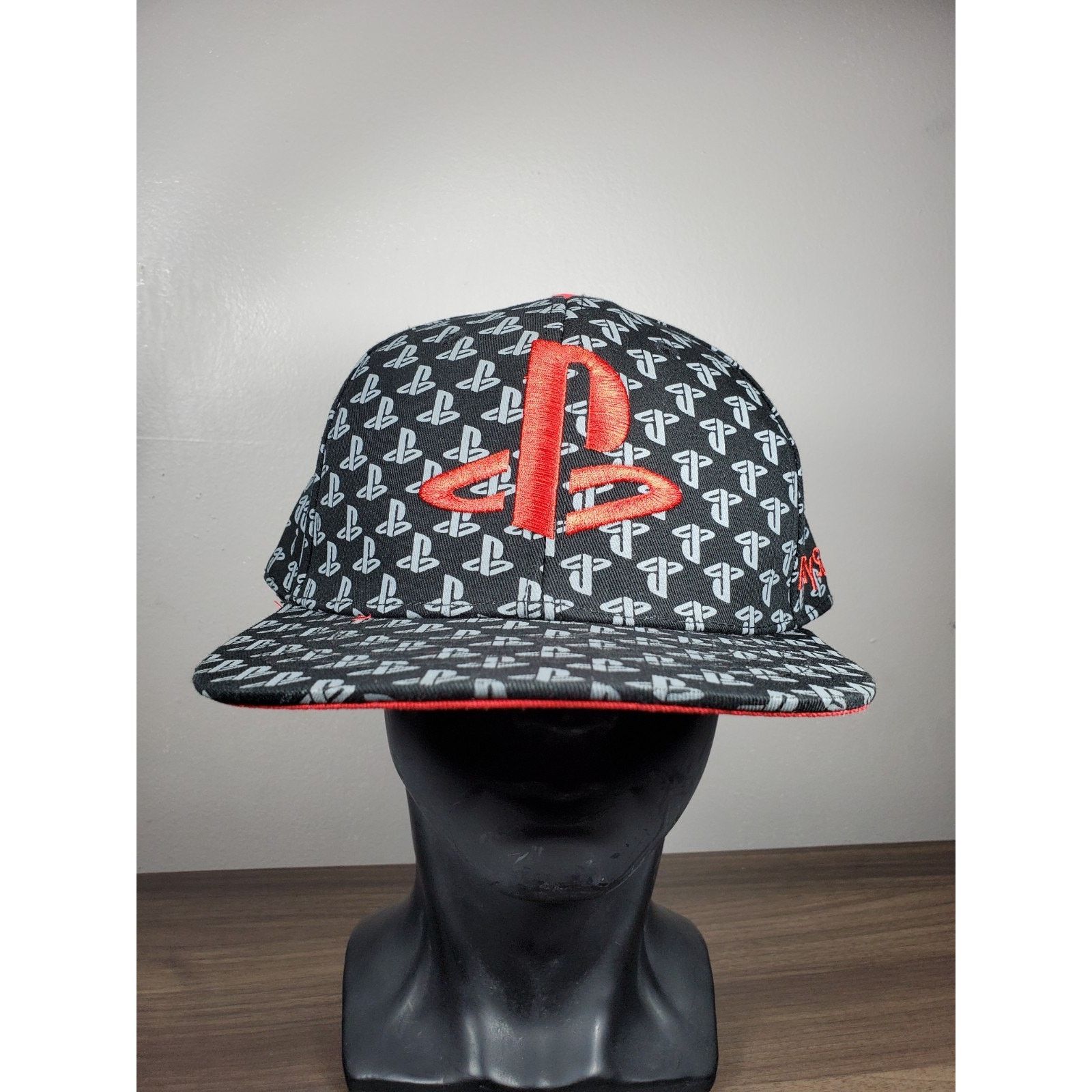 Playstation PlayStation Logo All Over Print Snapback Cap Think Geek Hat Size ONE SIZE - 3 Thumbnail