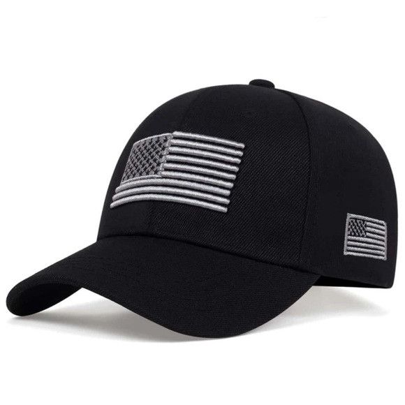 Other Men Flag Embroidered Baseball Cap Size ONE SIZE - 1 Thumbnail