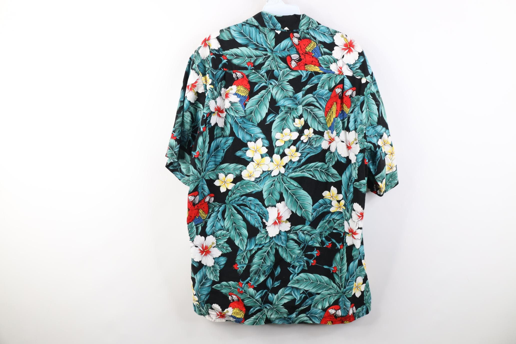 Vintage Vintage 90s Magnum PI Tom Selleck Parrot Button Shirt Size US L / EU 52-54 / 3 - 10 Thumbnail