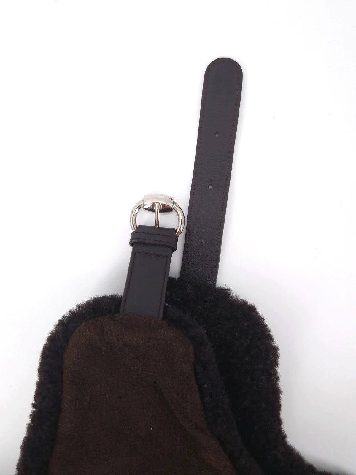 Gucci GUCCI by Tom Ford Shearling Trapper Hat in Brown Suede Size ONE SIZE - 9 Thumbnail
