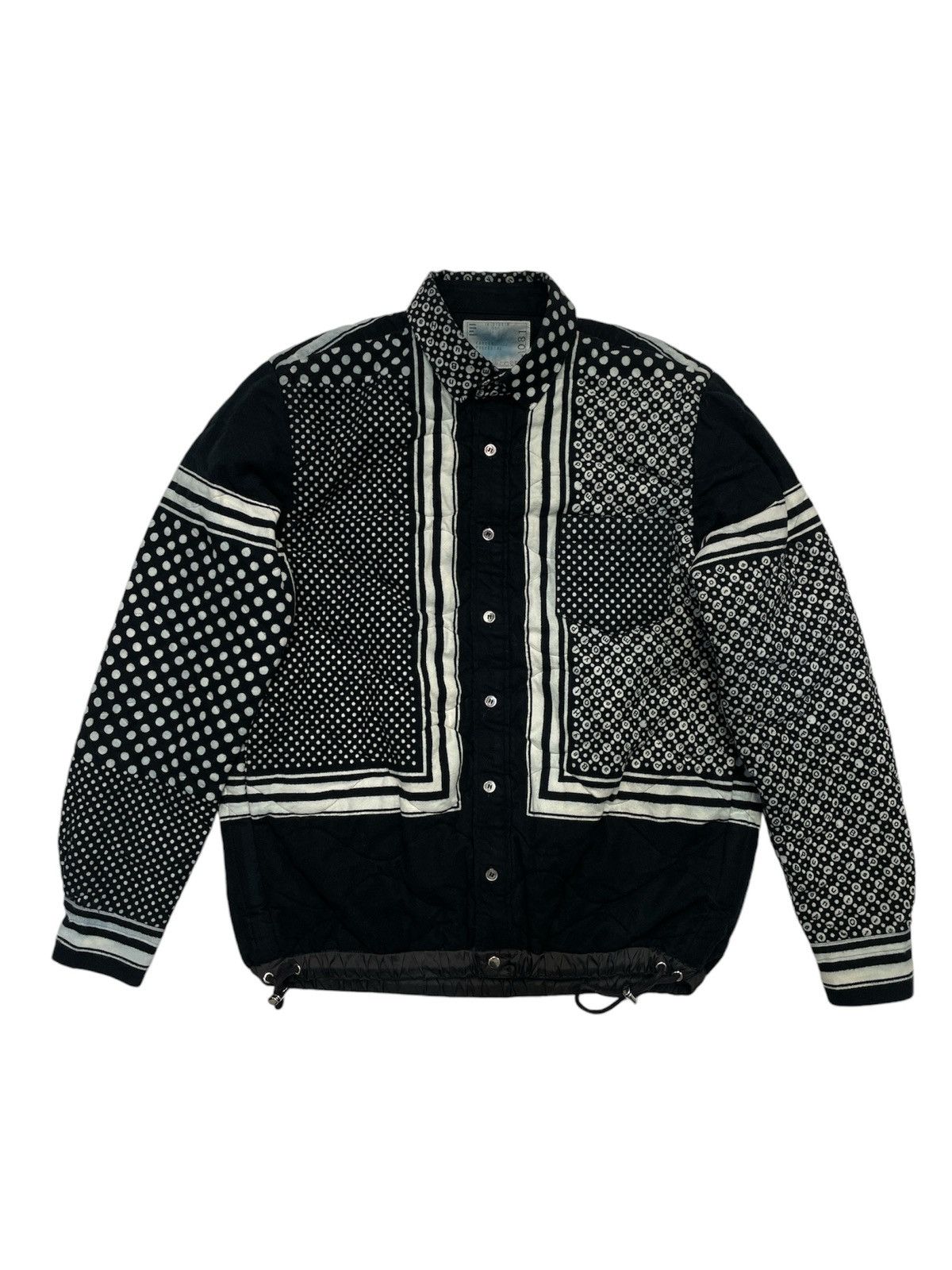 Sacai RARE Sacai Bandana Scarf Print Shirt Jacket Grailed