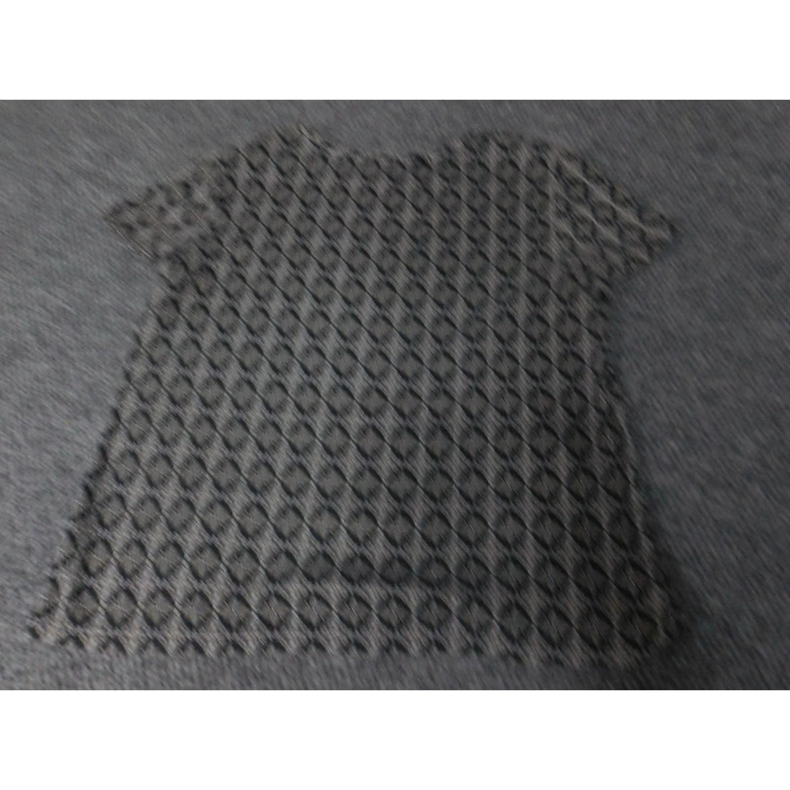 Croft & Barrow Croft & Barrow Womens Blouse L Gray Floral Stretch Top Shirt Casual Crew Neck Short Sleeve Button Pullover Cotton Rayon Size L / US 10 / IT 46 - 7 Thumbnail