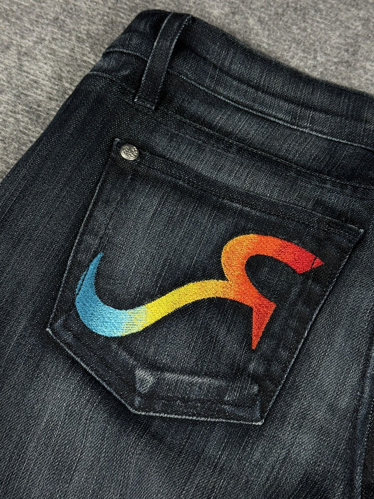 Japanese Brand × Rock & Republic Y2K Rock Republic embroidered pants Size 28" / US 6 / IT 42 - 4 Thumbnail