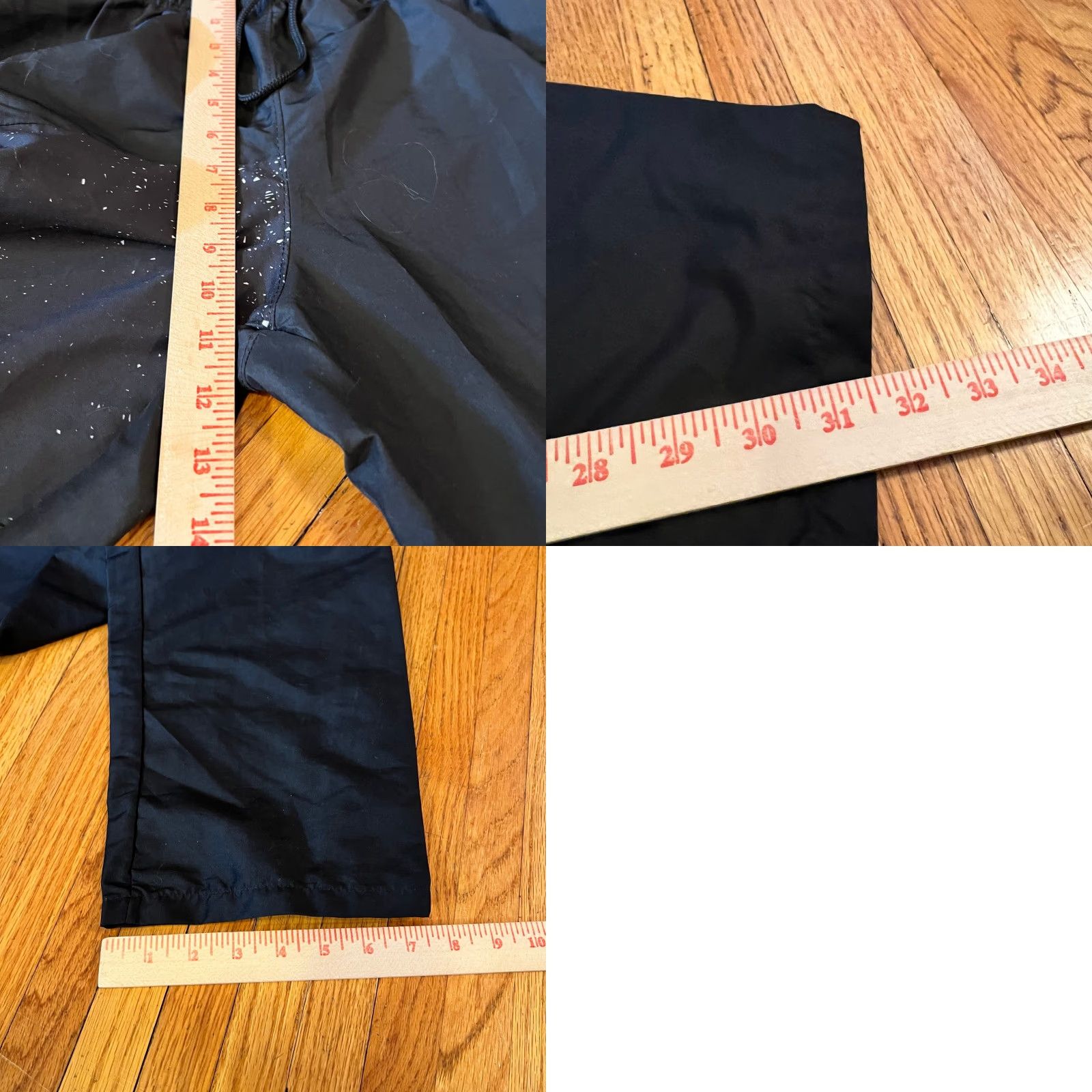 Vintage Podium wear Pants Indoor Windbreaker Mens XXL Black Performance Track Pants Size US 39 - 8 Thumbnail