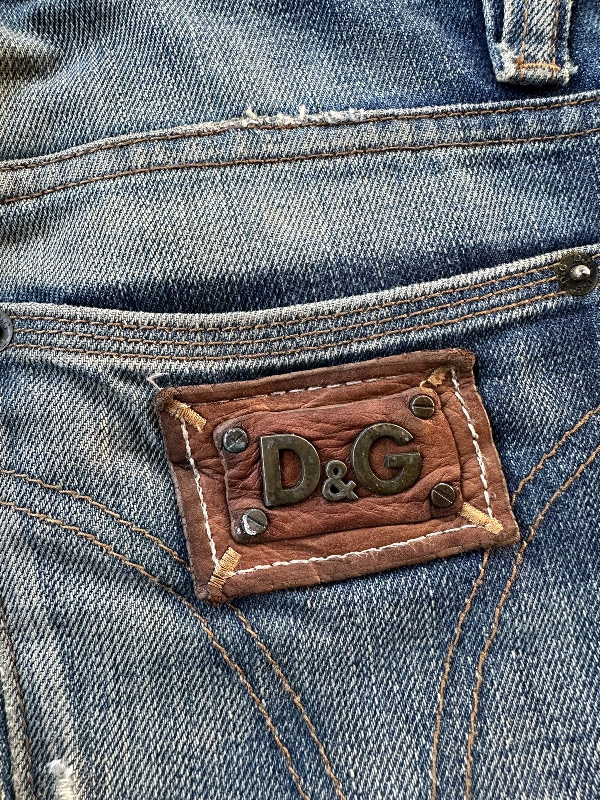 Dolce & Gabbana Vintage Dolce Gabbana Rusty Distressed Design 29x30 D147 Size US 29 - 15 Thumbnail