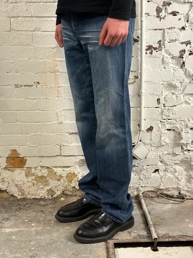 Roberto Cavalli AW2005 Roberto Cavalli Leopard Interior Blue Denim Jeans Size US 32 / EU 48 - 3 Thumbnail