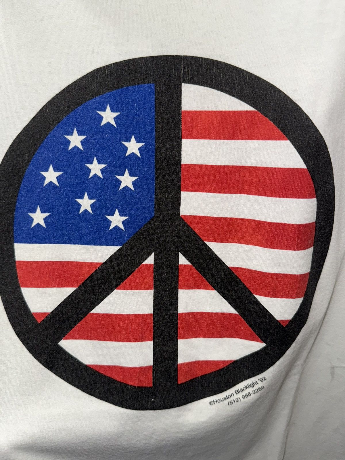 Vintage Houston Blacklight Tee 1992 Size US L / EU 52-54 / 3 - 4 Thumbnail