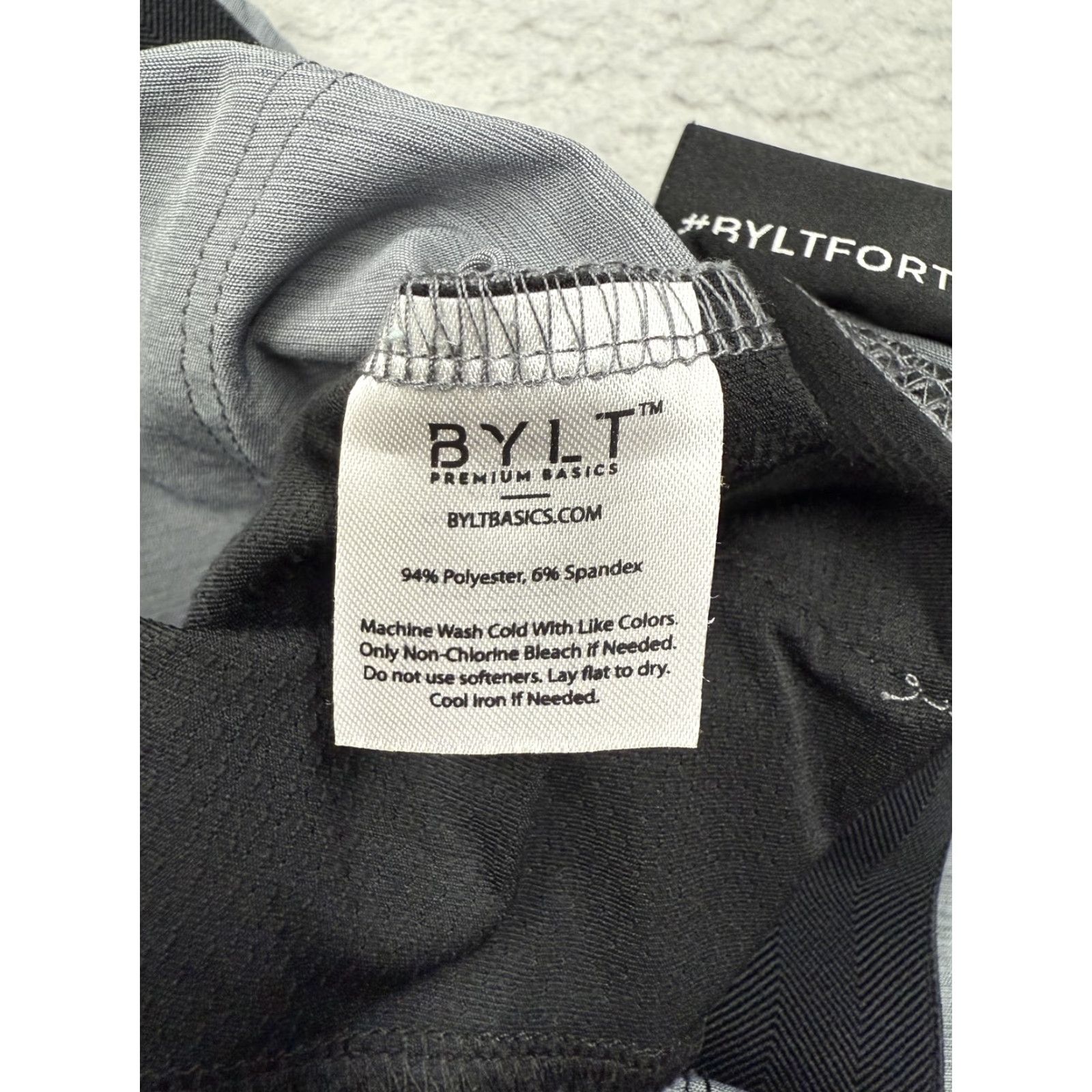 BYLT Kinetic Pant Mens 33 Gray Performance Stretch Athletic Casual Pants Comfort