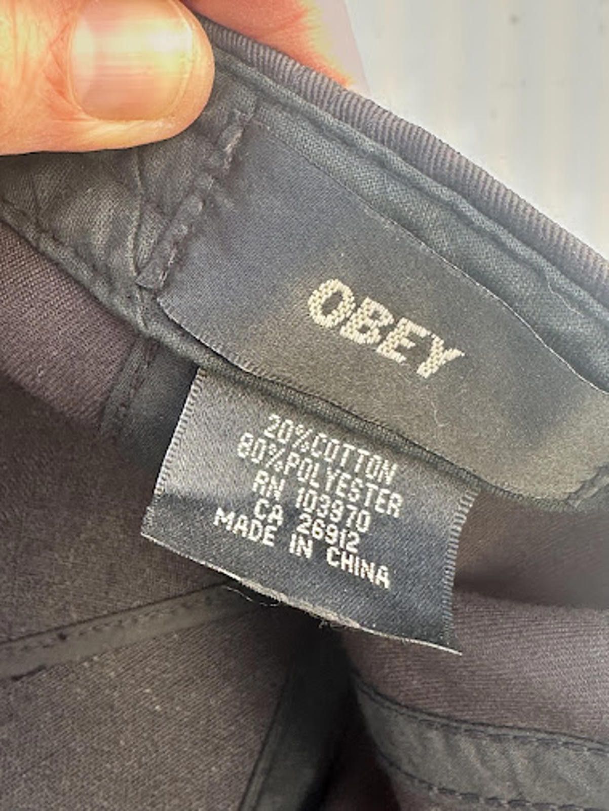 Other OBEY Propaganda OG Snapback Black Size ONE SIZE - 3 Thumbnail