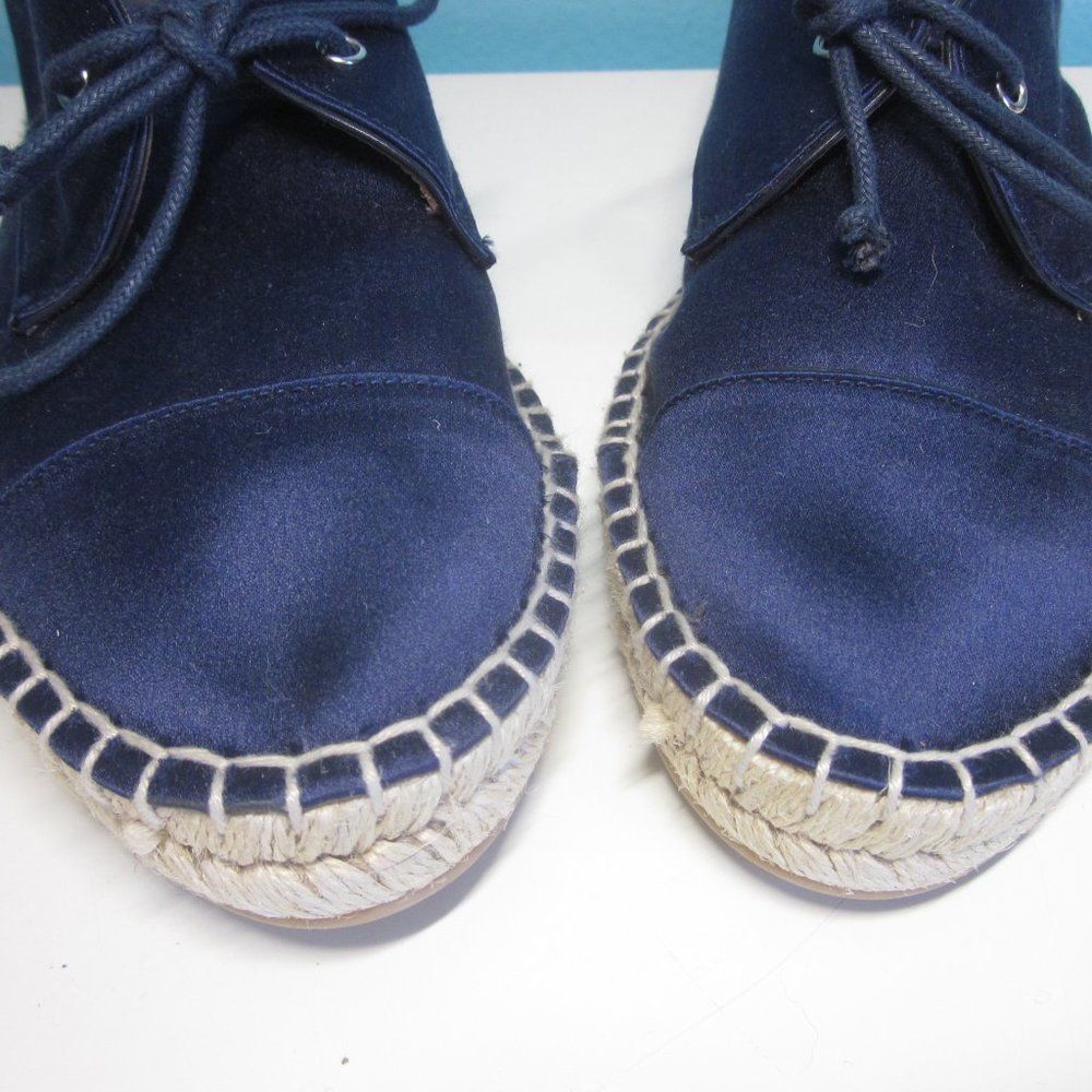 Tabitha Simmons Tabitha Simmons Blue Satin Espadrilles 38 7.5 Size US 7.5 / IT 37.5 - 10 Thumbnail