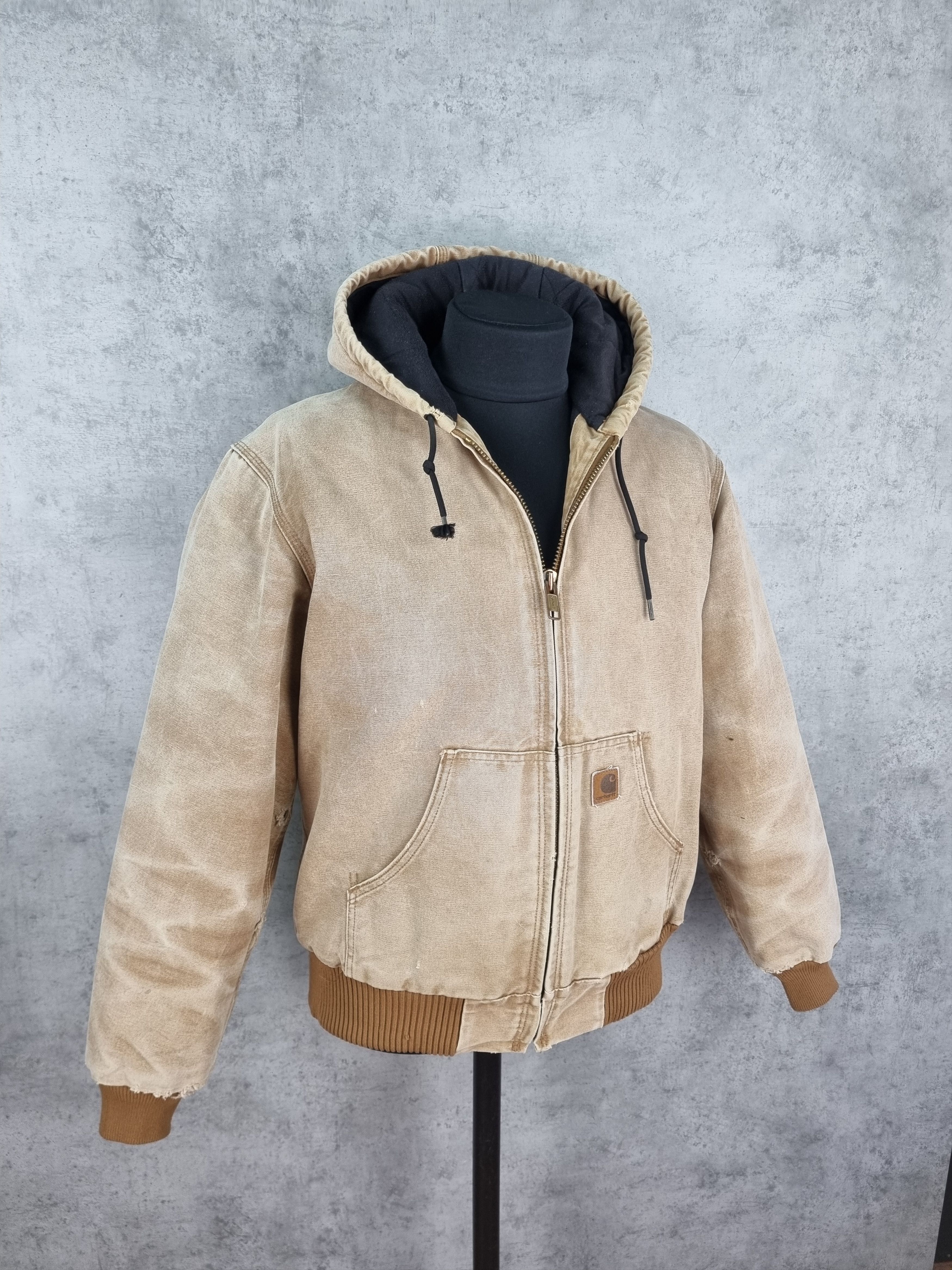 Carhartt Very Destroyed Ripped Dirty Distressed Carhartt Faded Jacket Size US L / EU 52-54 / 3 - 2 Thumbnail