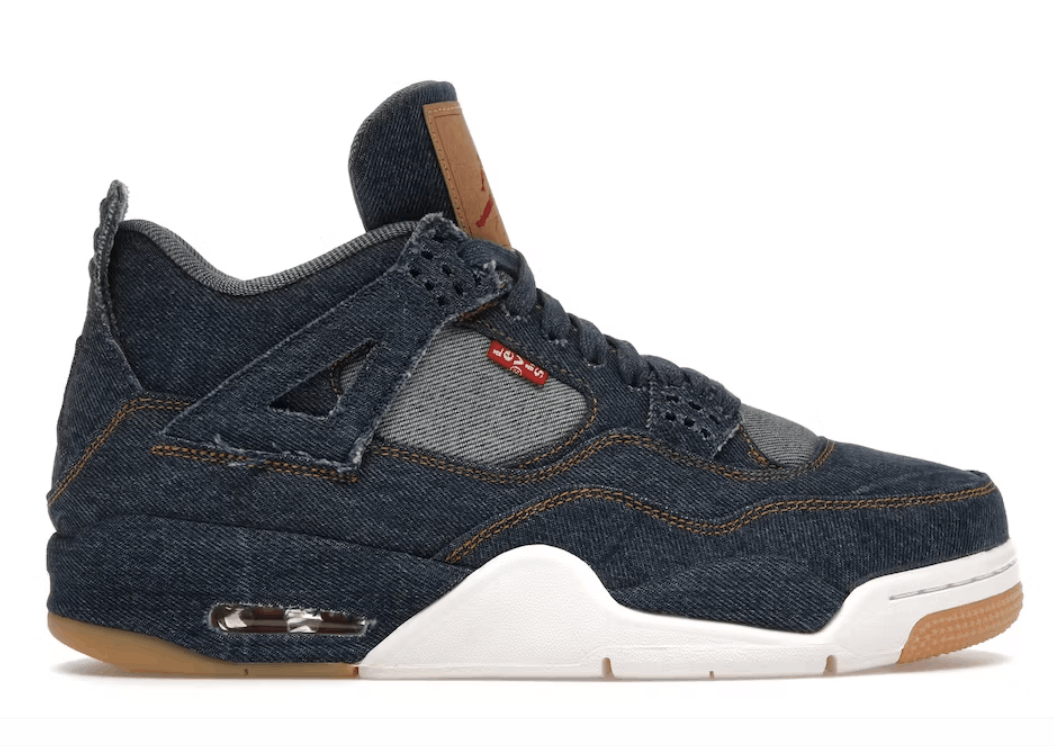 Jordan Brand 4 Retro Levi's Denim (Tag with Levi's Logo) | Grailed