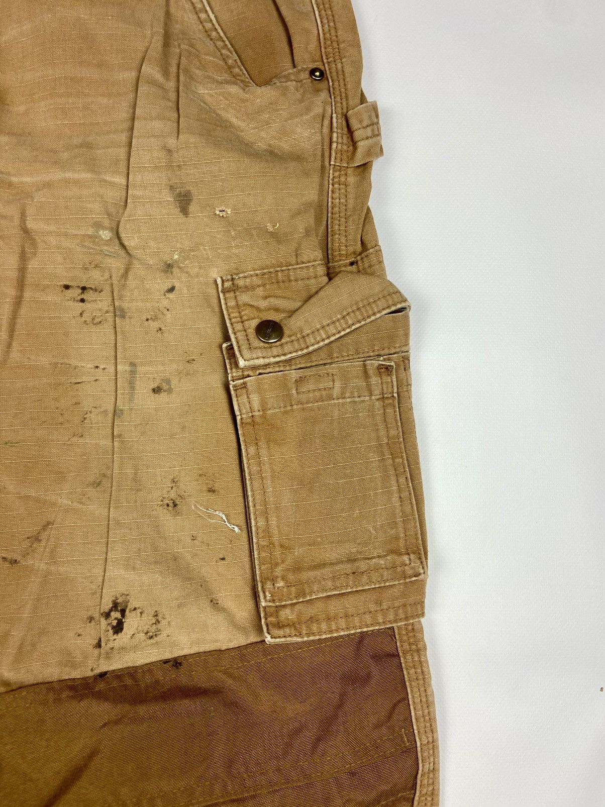Carhartt × Carhartt Wip × Vintage Vintage Carhartt Pantalon Workwear Y2k Cargo Pants 34x34 Size US 34 / EU 50 - 9 Thumbnail