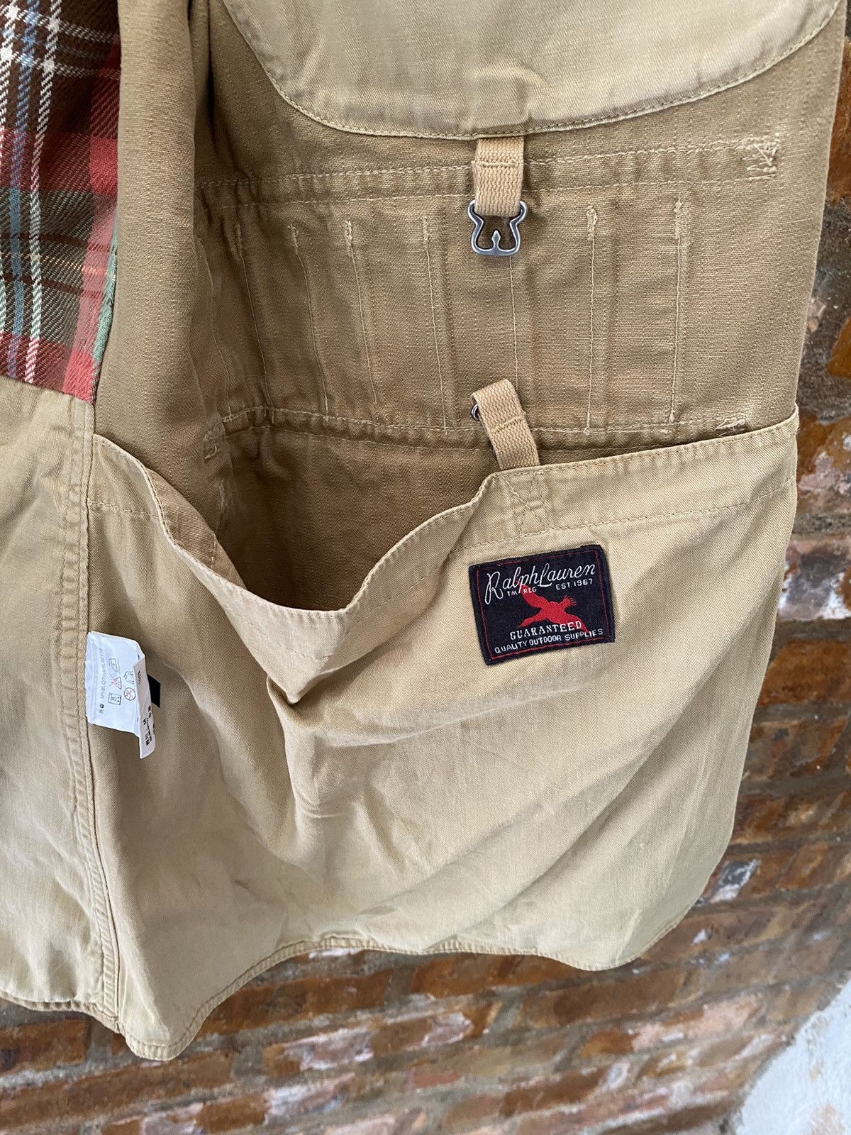 Polo Ralph Lauren 1990s Polo Raplh Lauren Leather Trim Hunting multipocket Size US M / EU 48-50 / 2 - 18 Thumbnail