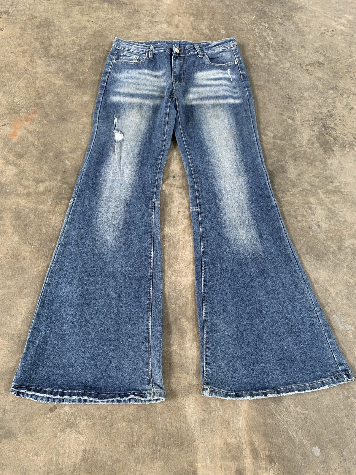 Vintage 2000s y2k Bootcut Flare Jeans Size US 29 - 2 Thumbnail