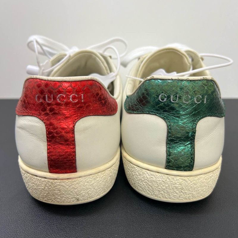 Gucci Gucci Ace Leather Fashion Sneakers for Men -2508 Size US 8.5 / EU 41-42 - 3 Thumbnail