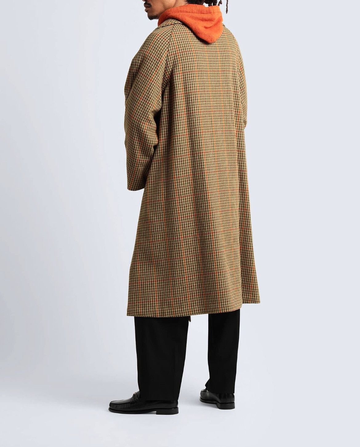 Maison Margiela $4.5k+ FW22 Lines 1 & 10 checked greatcoat, IT50 (oversized) Size US M / EU 48-50 / 2 - 25 Thumbnail