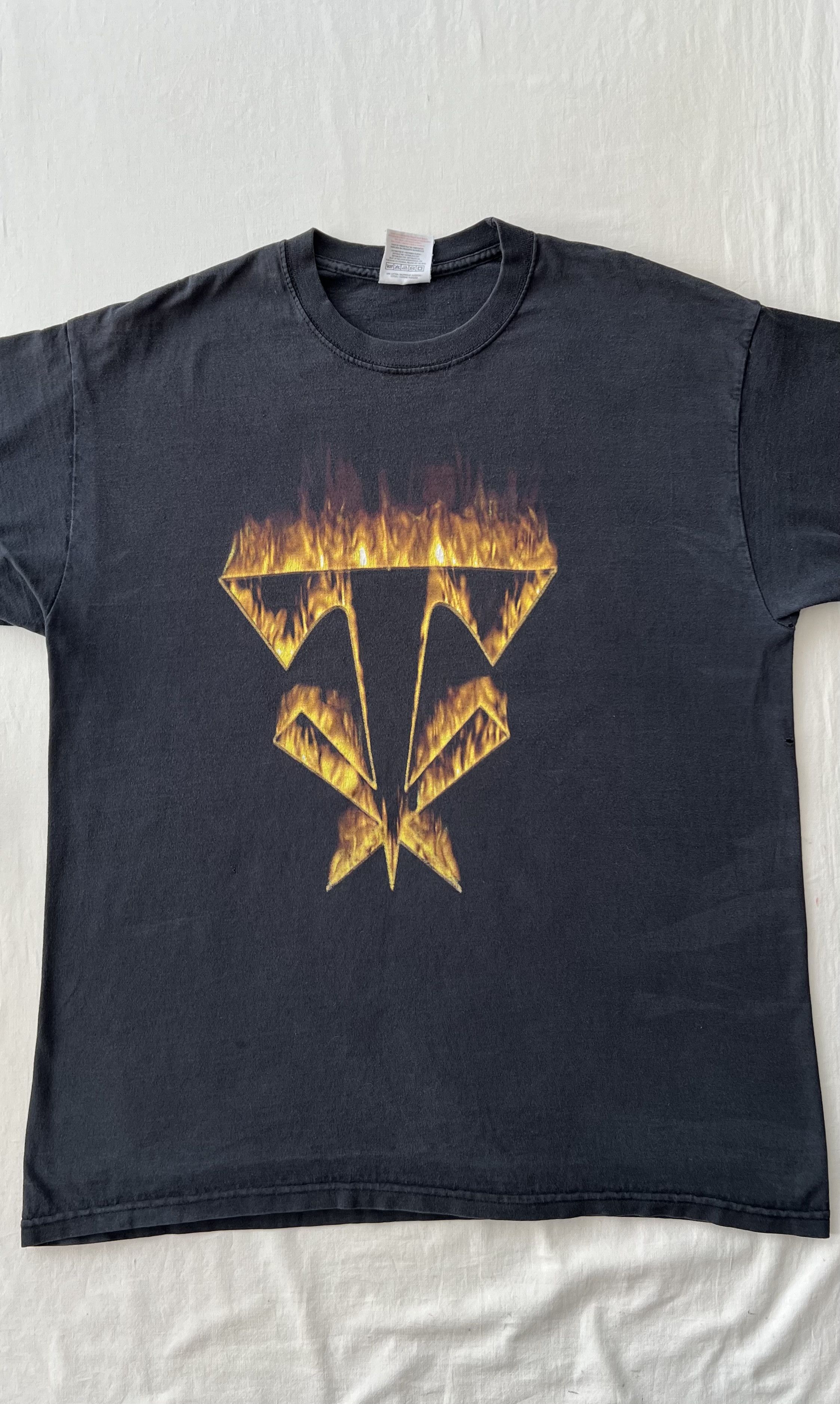 WWE Vintage 2004 Undertaker Begins Again WWE Black T-shirt Size US L / EU 52-54 / 3 - 4 Thumbnail