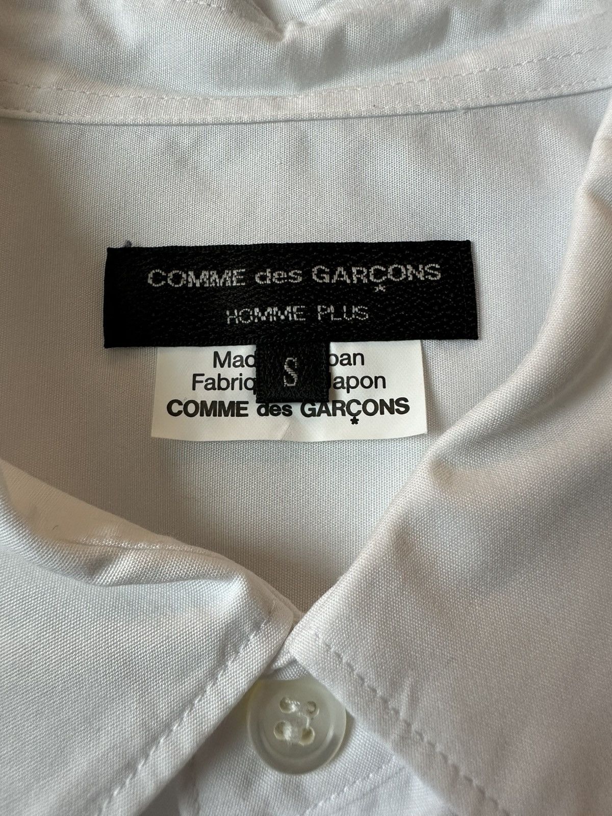 Comme des Garcons Homme Plus Chain Detail Cotton Shirt Size US S / EU 44-46 / 1 - 4 Thumbnail