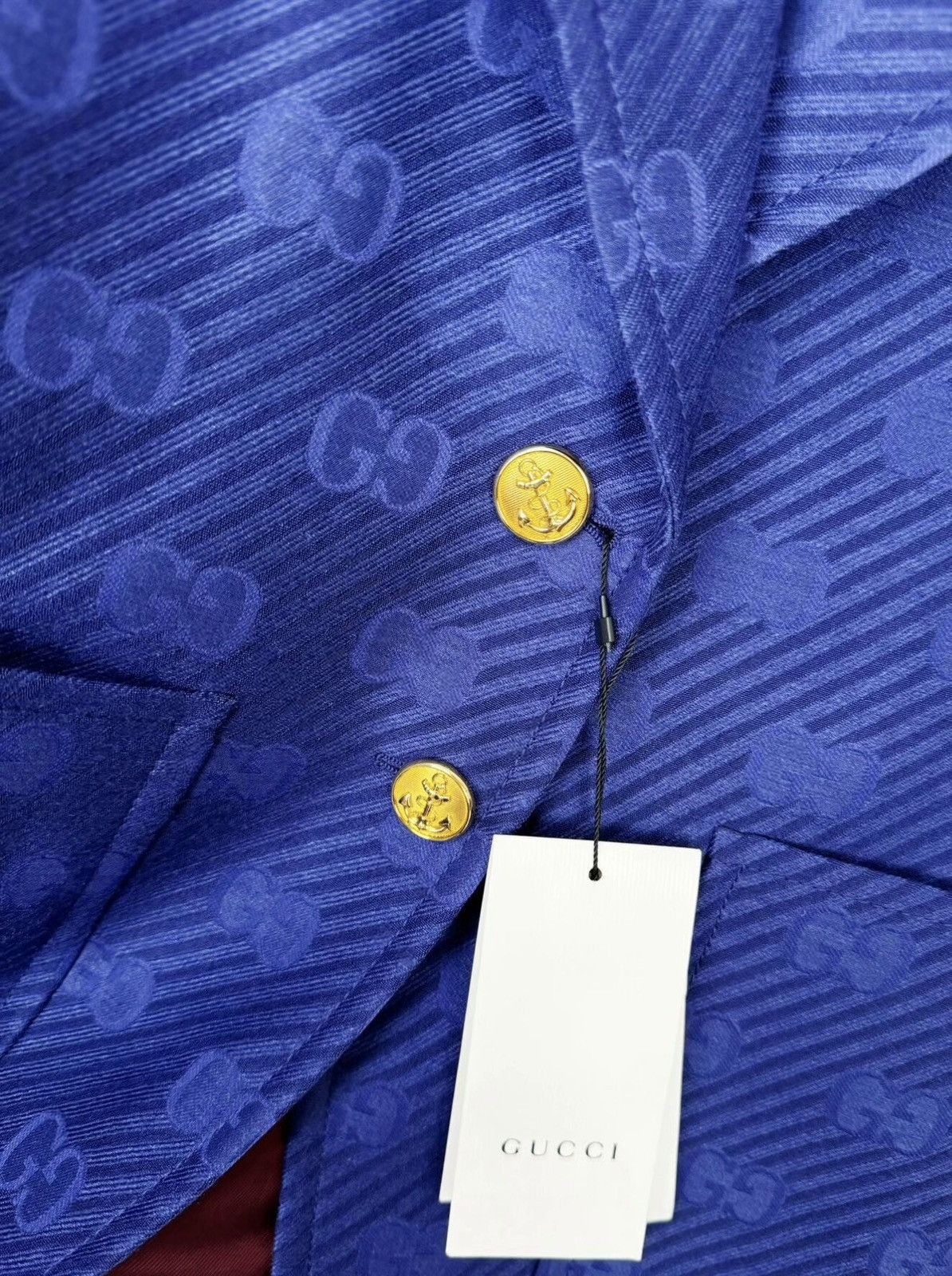 Gucci Gucci full-logo brand new suit jacket Size XS / US 0-2 / IT 36-38 - 4 Thumbnail