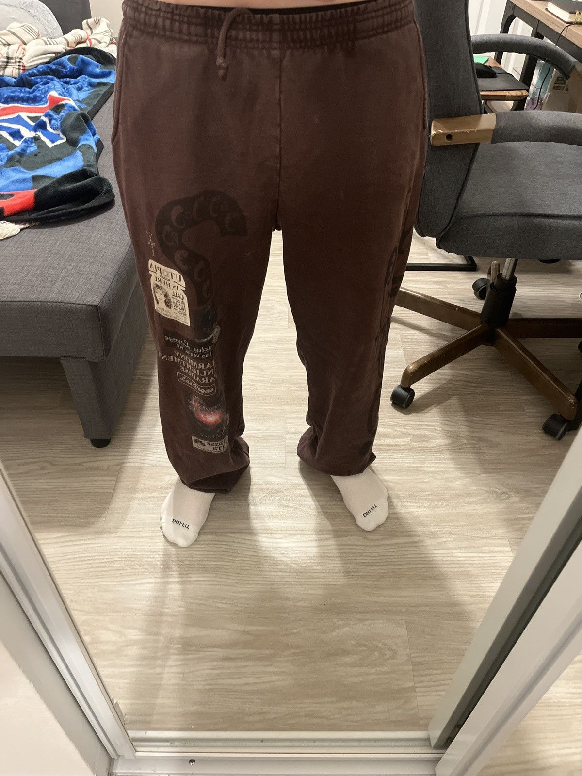 Travis Scott Travis brown pants Size US 32 / EU 48 - 2 Thumbnail