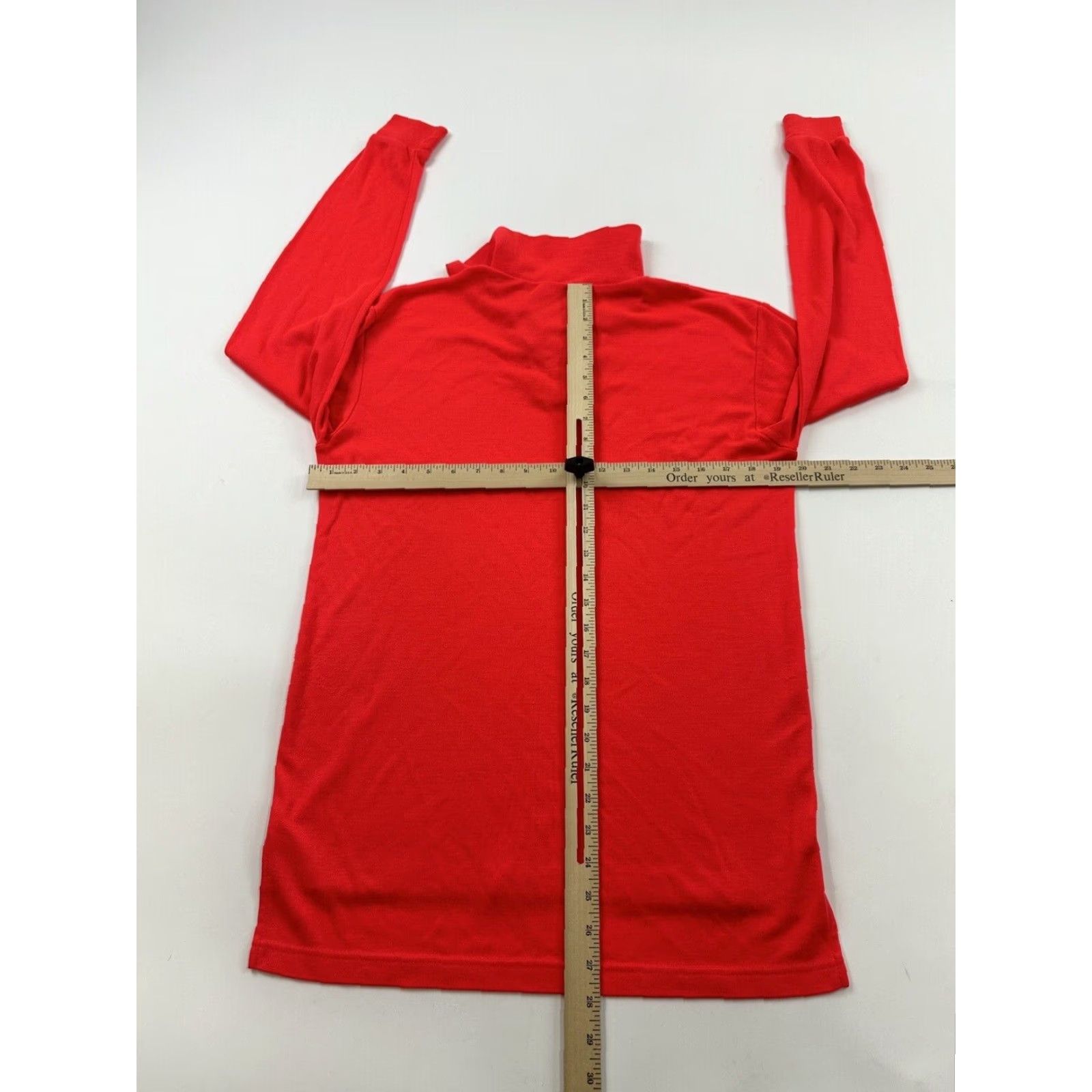 Obermeyer VINTAGE Obermeyer Sweater Mens M Red 1/4 Zip Mock Neck Pullover Knit Zipper Sports Casual Size US M / EU 48-50 / 2 - 5 Thumbnail