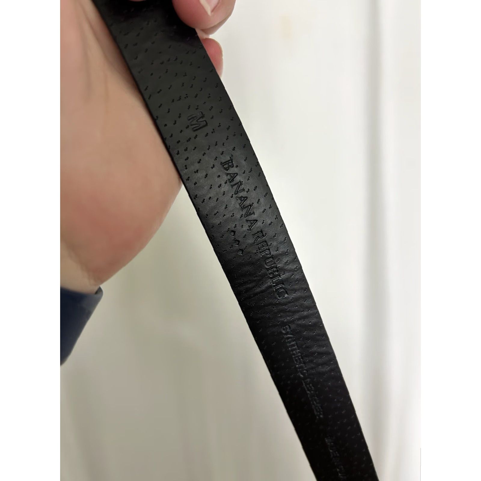 Banana Republic VINTAGE Banana Republic Womens Belt Black Medium Leather Waist Belt 35” Womens Size ONE SIZE - 7 Thumbnail