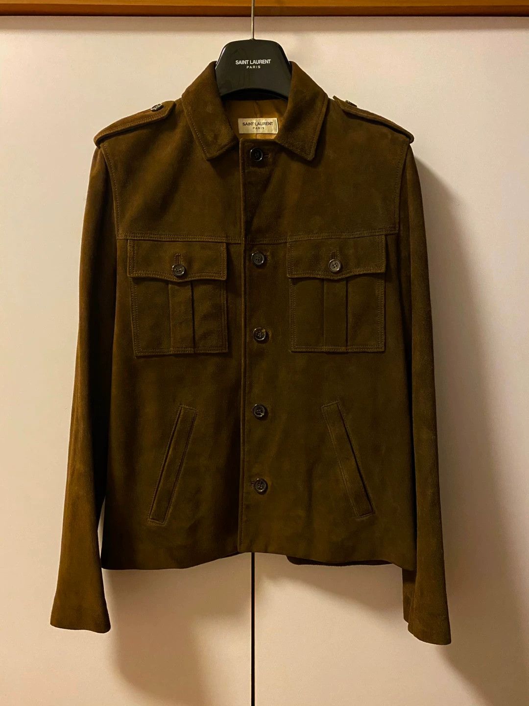 Saint Laurent Paris Saint Laurent Paris Brown goat leather jacket Size US M / EU 48-50 / 2 - 1 Thumbnail