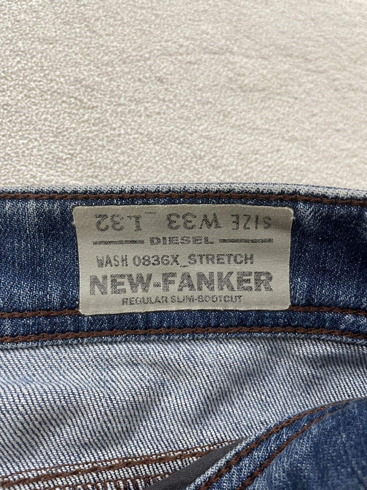 Diesel Diesel Industry Vintage Denim Button Fly Mudwash Jeans y2K Size US 35 - 5 Thumbnail