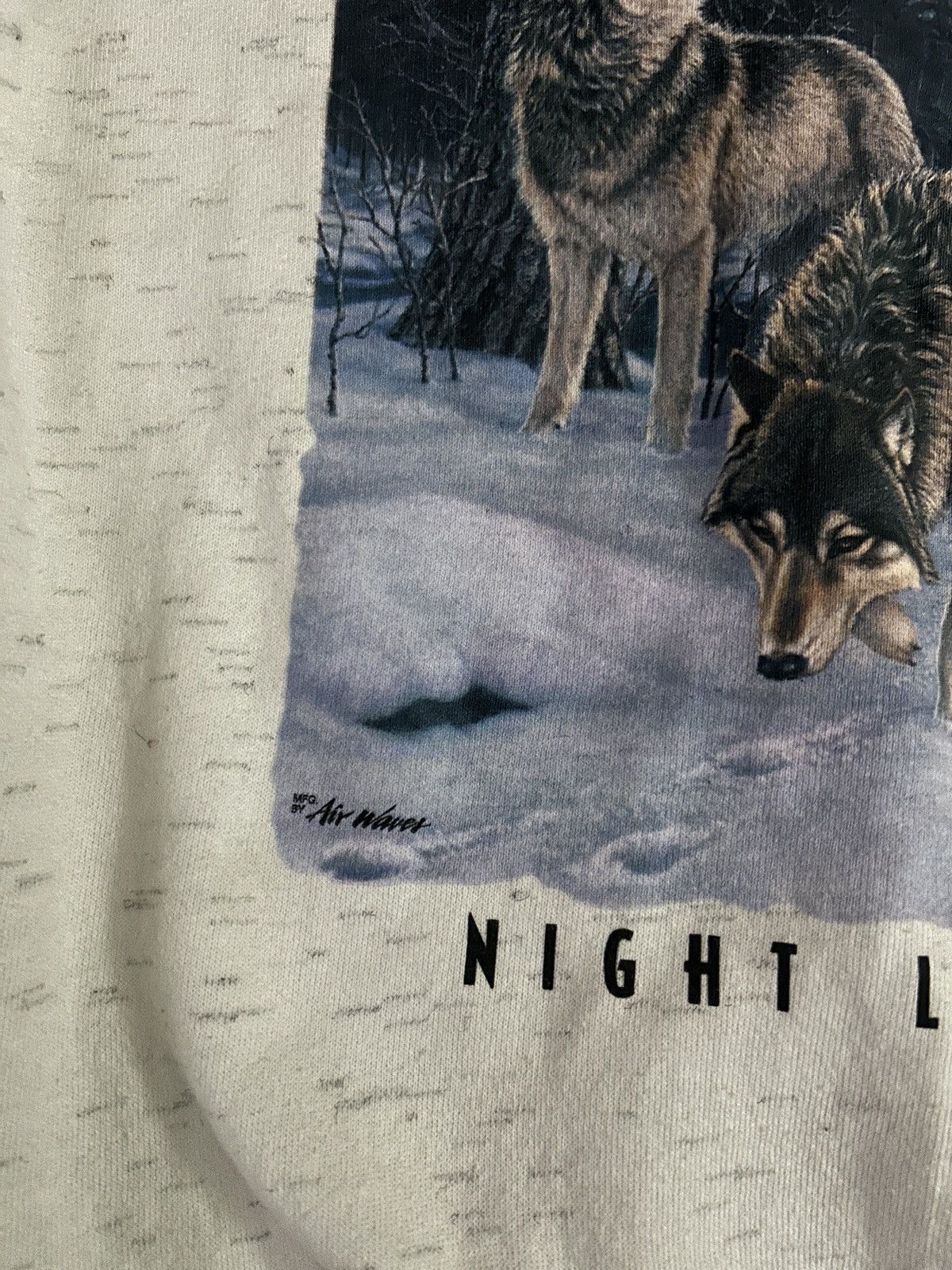 Vintage Vtg 90s Oneita Power Wolf Sweatshirt Size US M / EU 48-50 / 2 - 3 Thumbnail