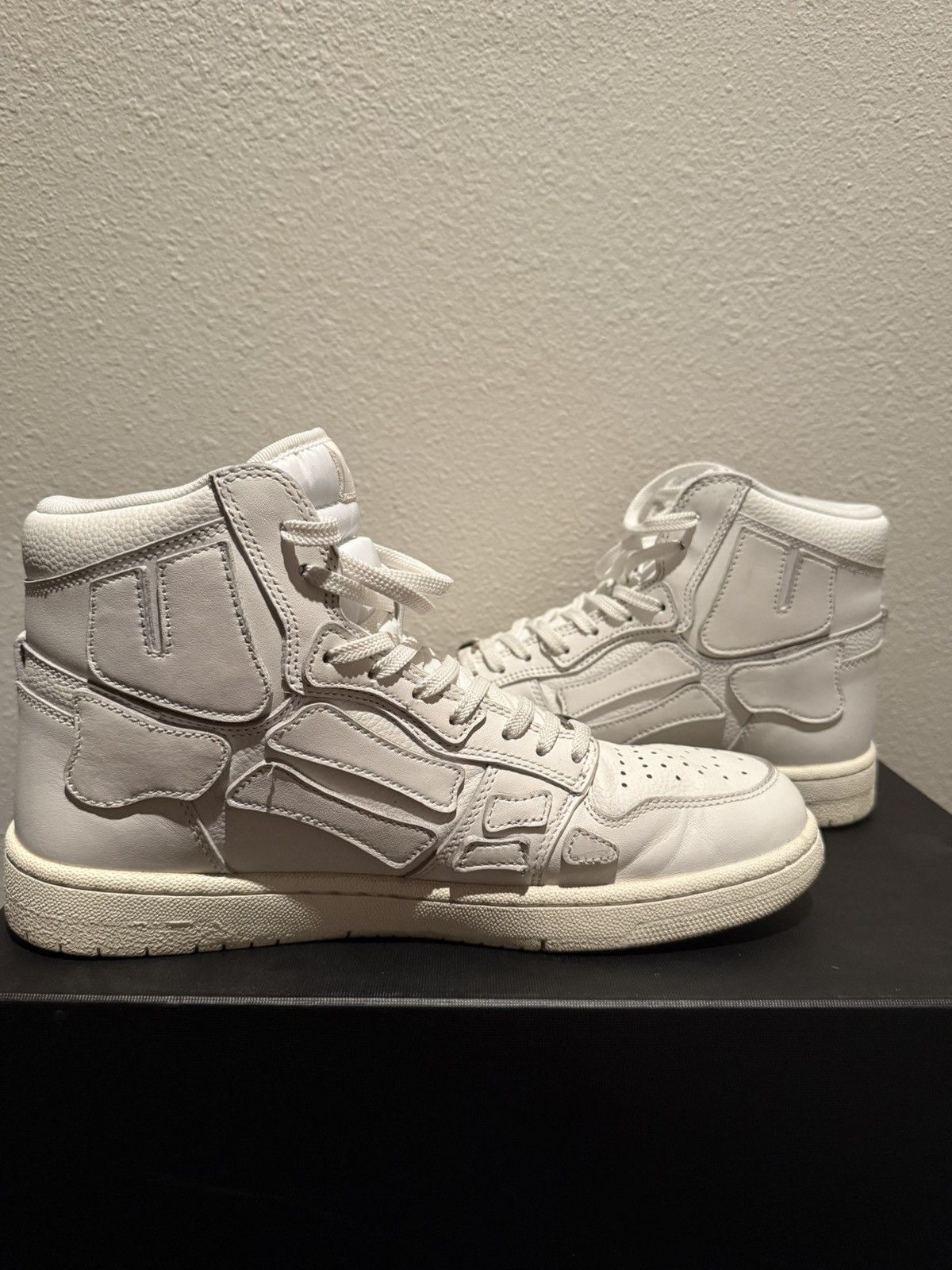 Amiri AMIRI WHITE SKEL TOP HIGHS Size US 10 / EU 43 - 8 Thumbnail