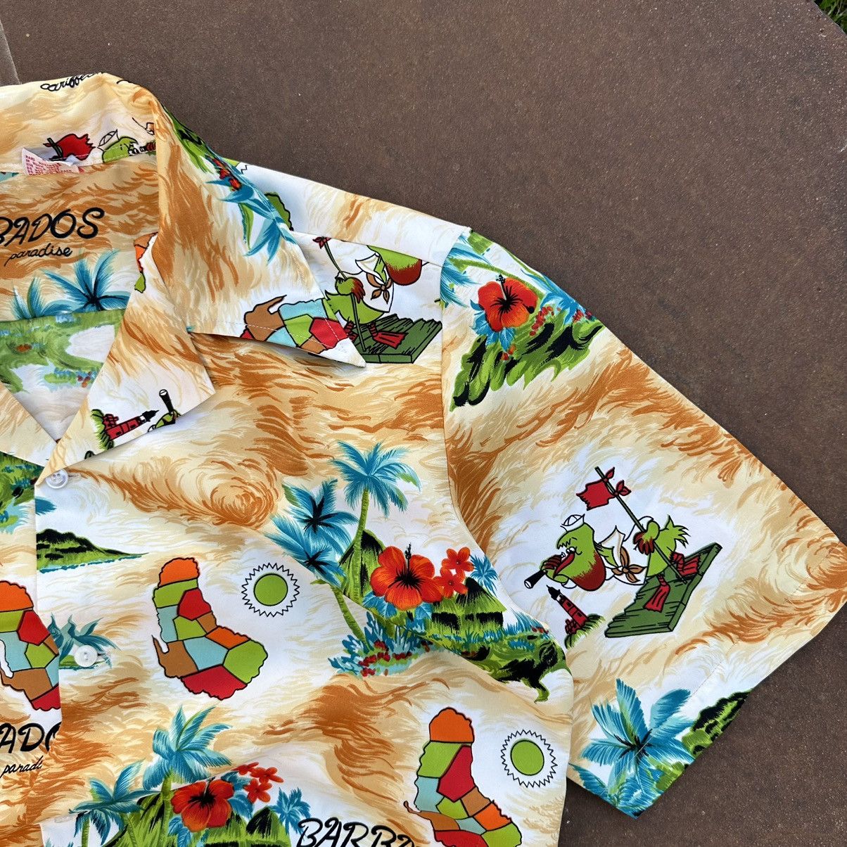 Hypebeast Vintage Crazy Shirts Hawaiian Size S Button Up Barbados Size US S / EU 44-46 / 1 - 5 Thumbnail