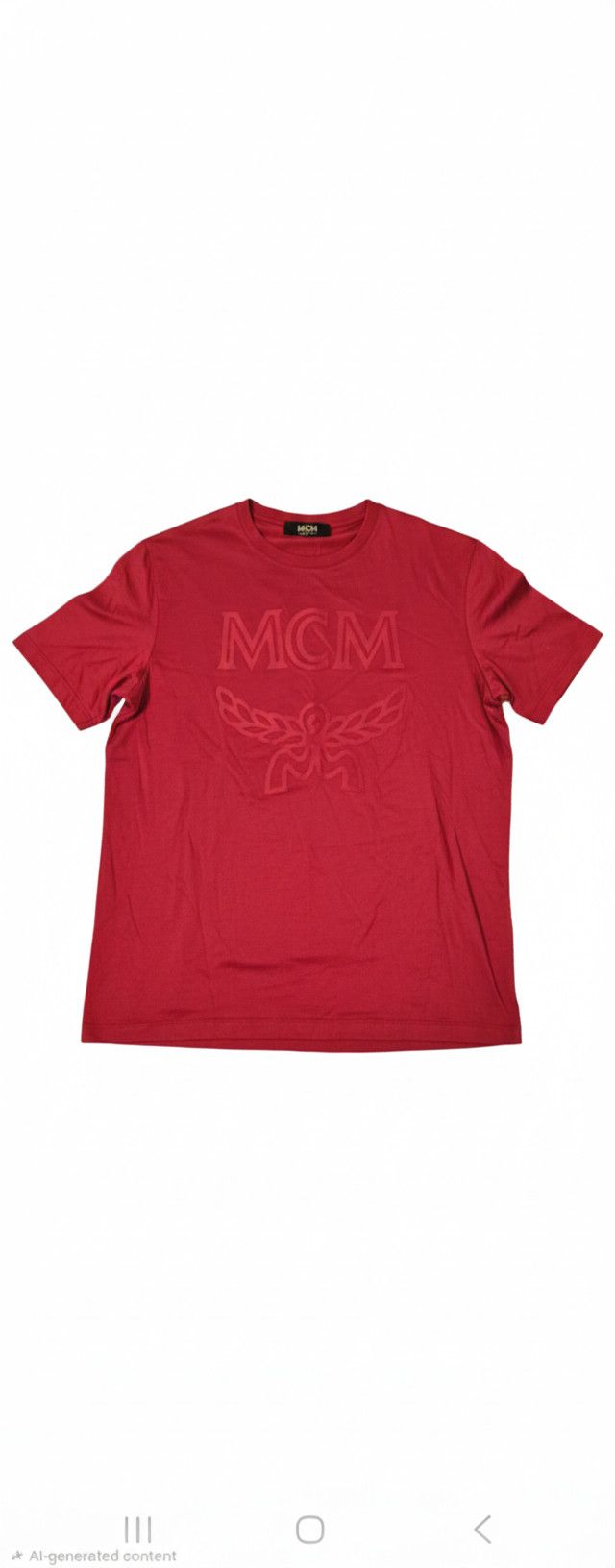 MCM MCM Classic Logo T- Shirt in Red Size US S / EU 44-46 / 1 - 3 Thumbnail