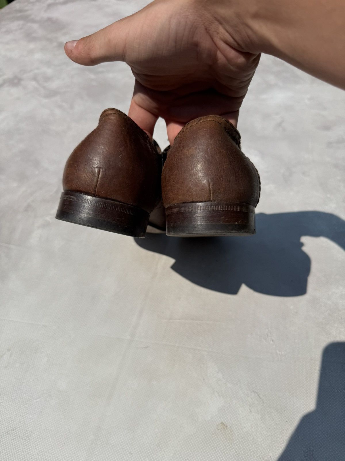 Prada Prada Derby Brown Leather Shoes Size US 7 / EU 40 - 11 Thumbnail