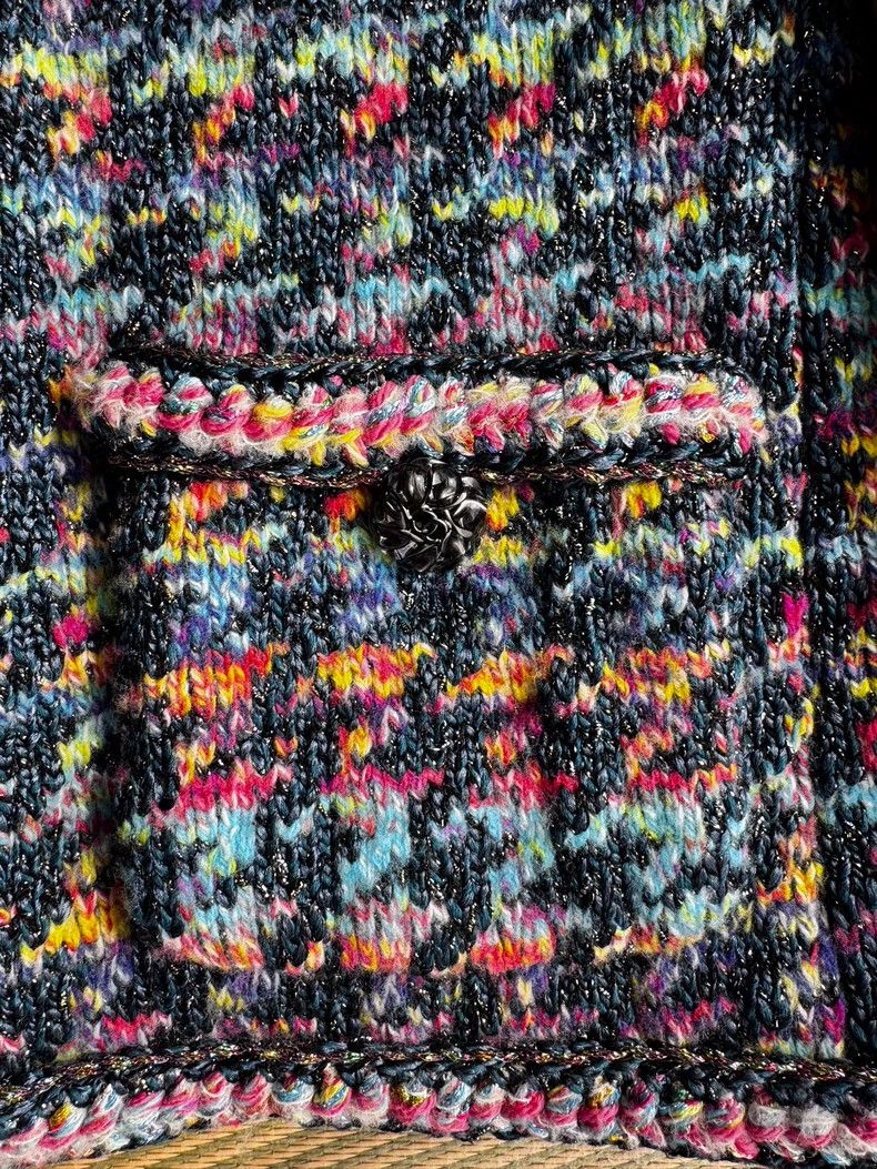 Chanel Chanel 20 high-end handicraft workshop rainbow tweed Kangpe Size M / US 6-8 / IT 42-44 - 3 Thumbnail