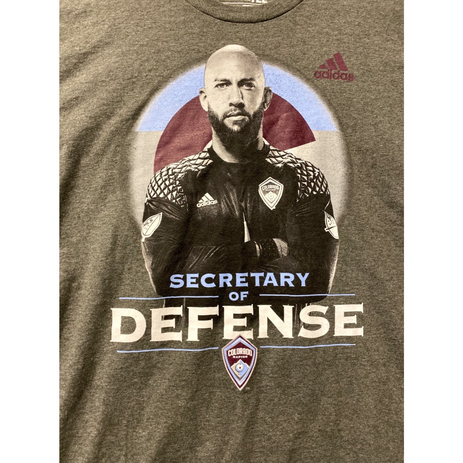 Adidas Adidas T Shirt Colorado Rapids Official MLS Gray Men’s Size M Athletic/104-17 Size US M / EU 48-50 / 2 - 2 Thumbnail